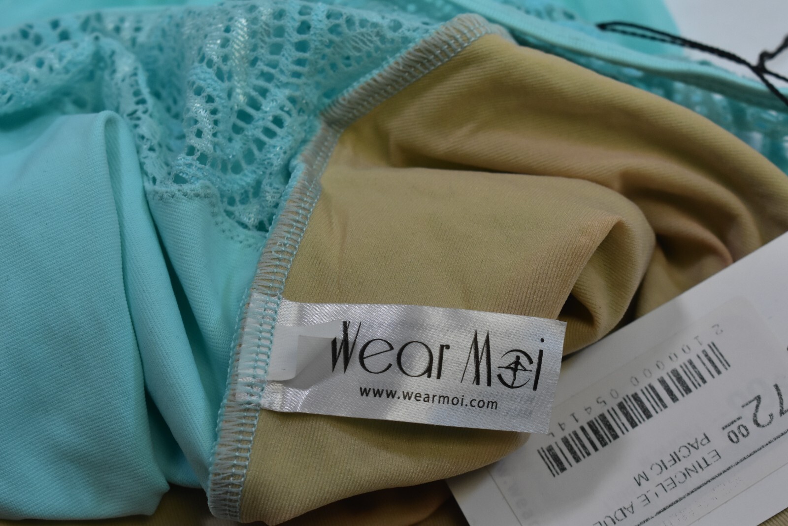 Wear Moi Etincelle Pacific Blue Ballet Dance Leotard Tank Dress Tulle Womens M