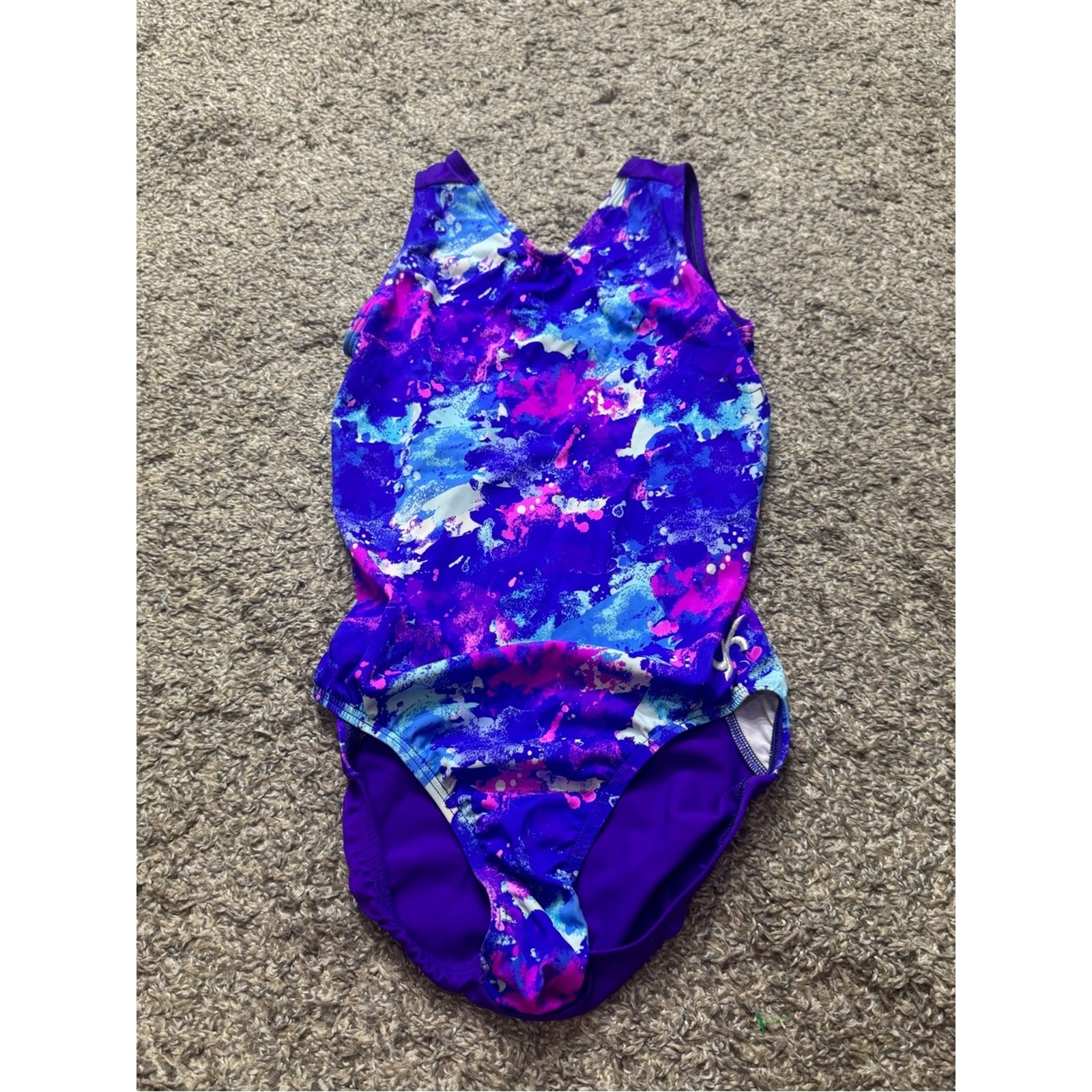 GK Elite Gymnastics Leotard Berry Blast Purple Adult Small