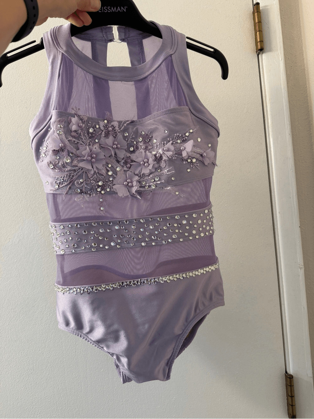 Ilo Gear Glam contemporary lavender purple custom dance costume XSA adult