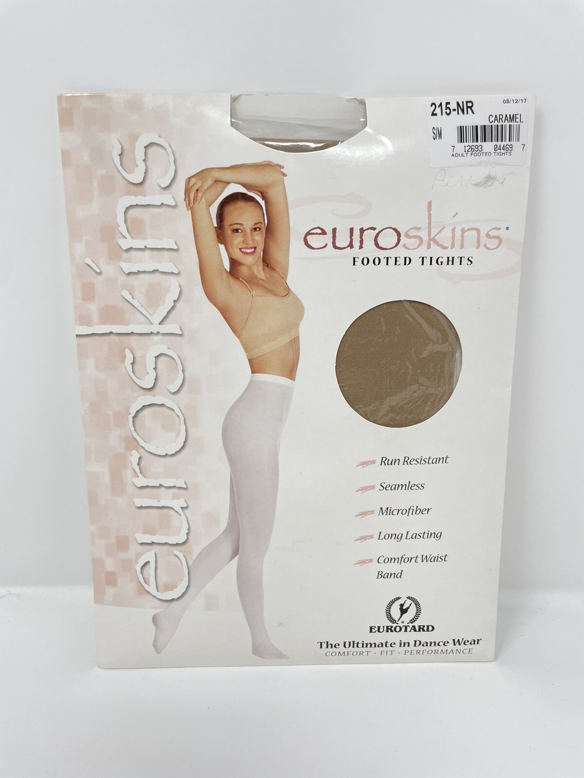 Footed Tights Caramel Euroskins Adults Dx S/M #215-NR Caramel Dance Wear NWT