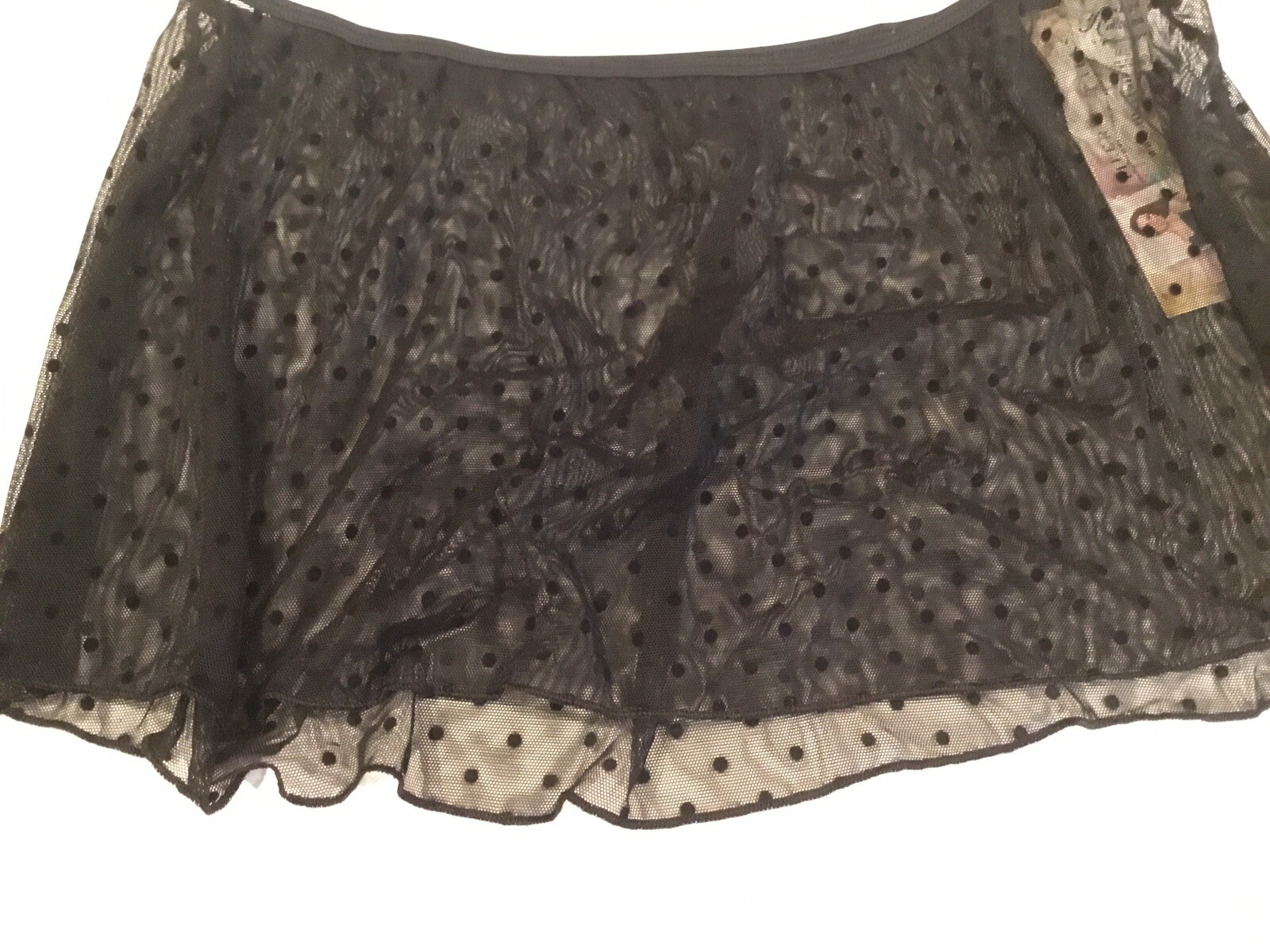 Set of 2 Women’s Adult Dancewear, Pull On Skirts, Black, Size M-L