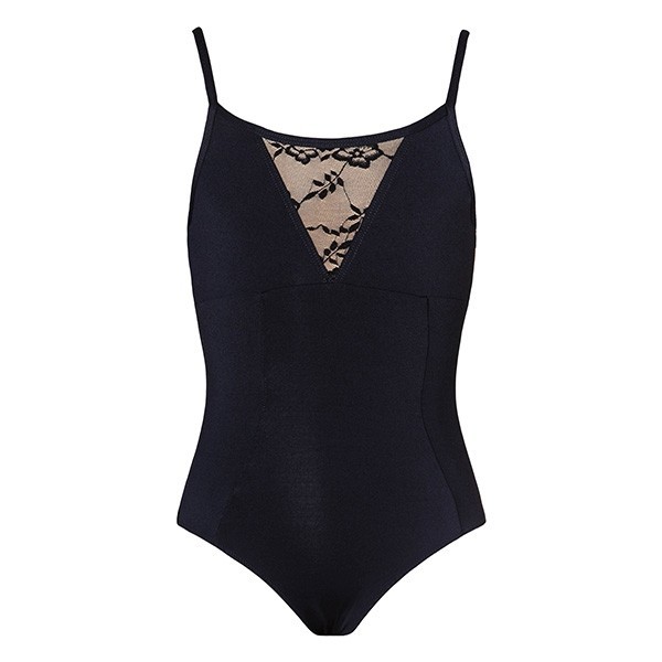 Energetiks Black Lace Leotard for Ballet Dance Girls Women
