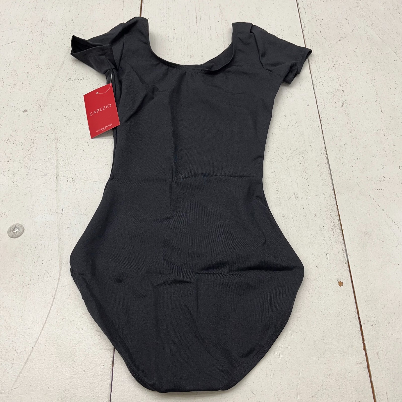 Capezio Black Short Sleeve Leotard Women’s Size X-Small NEW
