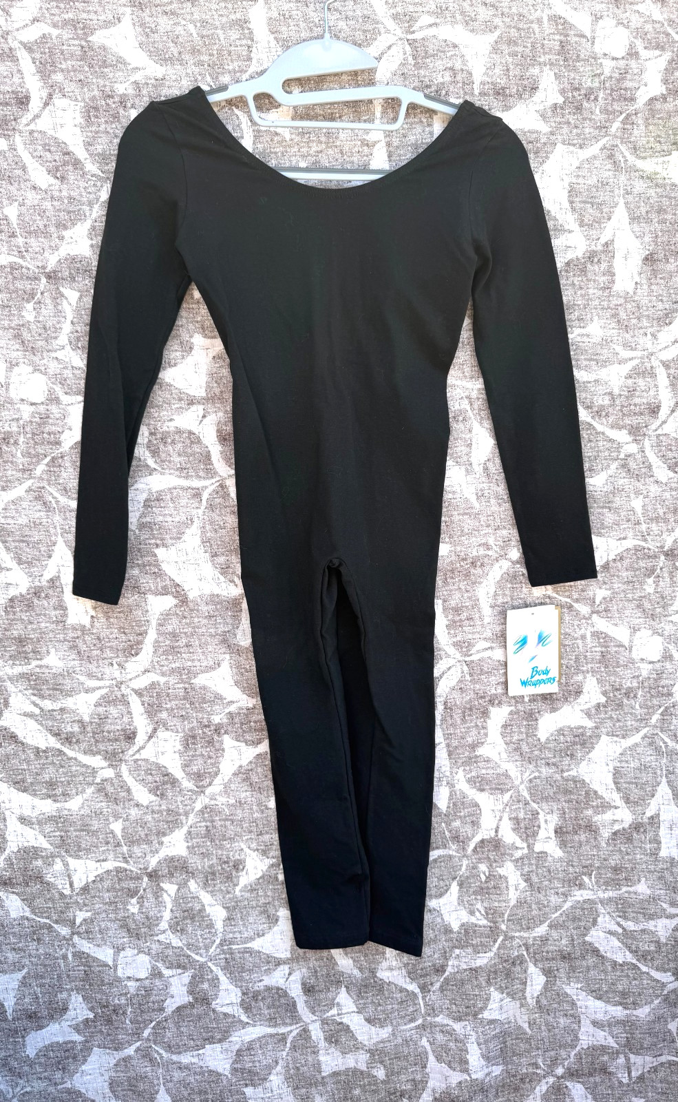 Body Wrappers MT217 Women‘ Medium 8-10 Black Full Body Long Sleeve Unitard