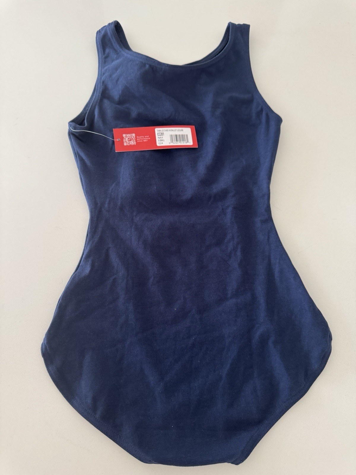 Capezio Women’s High-Neck Tank Leotard navy blue size Xsmall