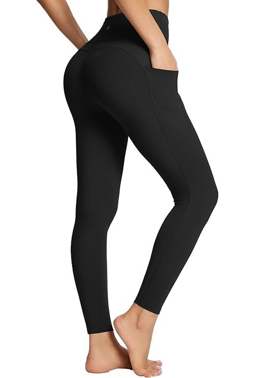 Dance Pre-Owned Leggings Medium Adult Black Baleaf Lycra Jazz Modern