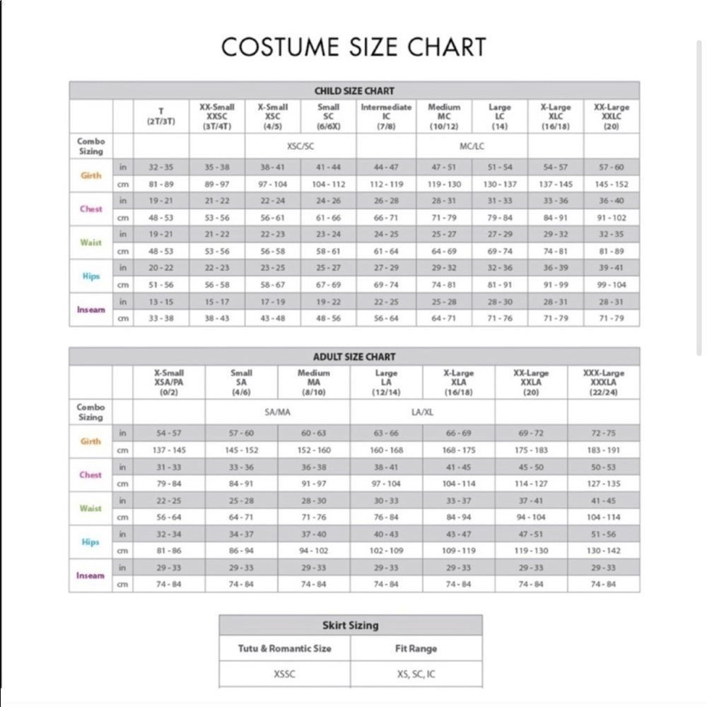 Weissman dance costume black white The Thief And The Moon 13746 adult MA