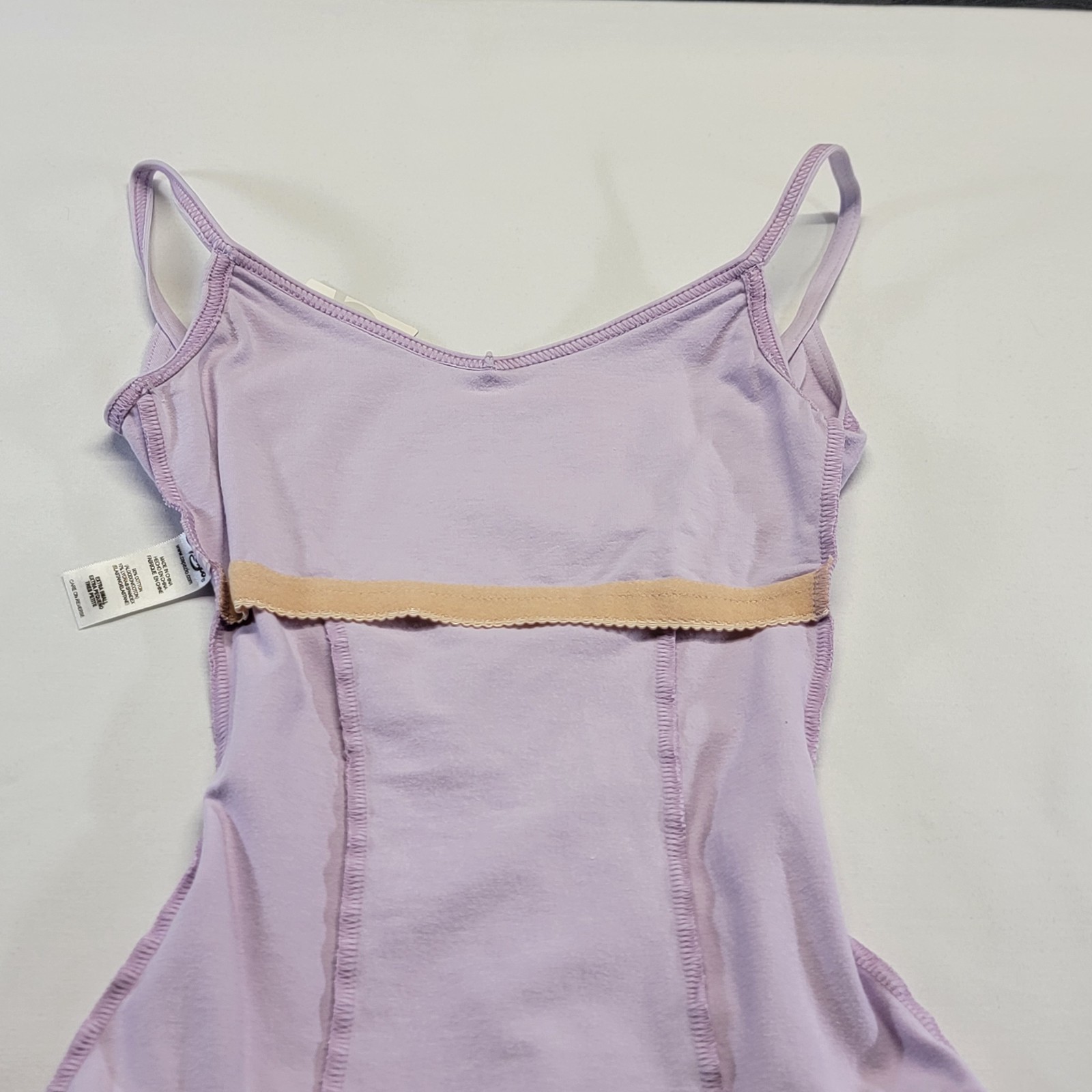 Capezio Princess Camisole Lavender V-front Scoop Back Neckline SZ-XSA