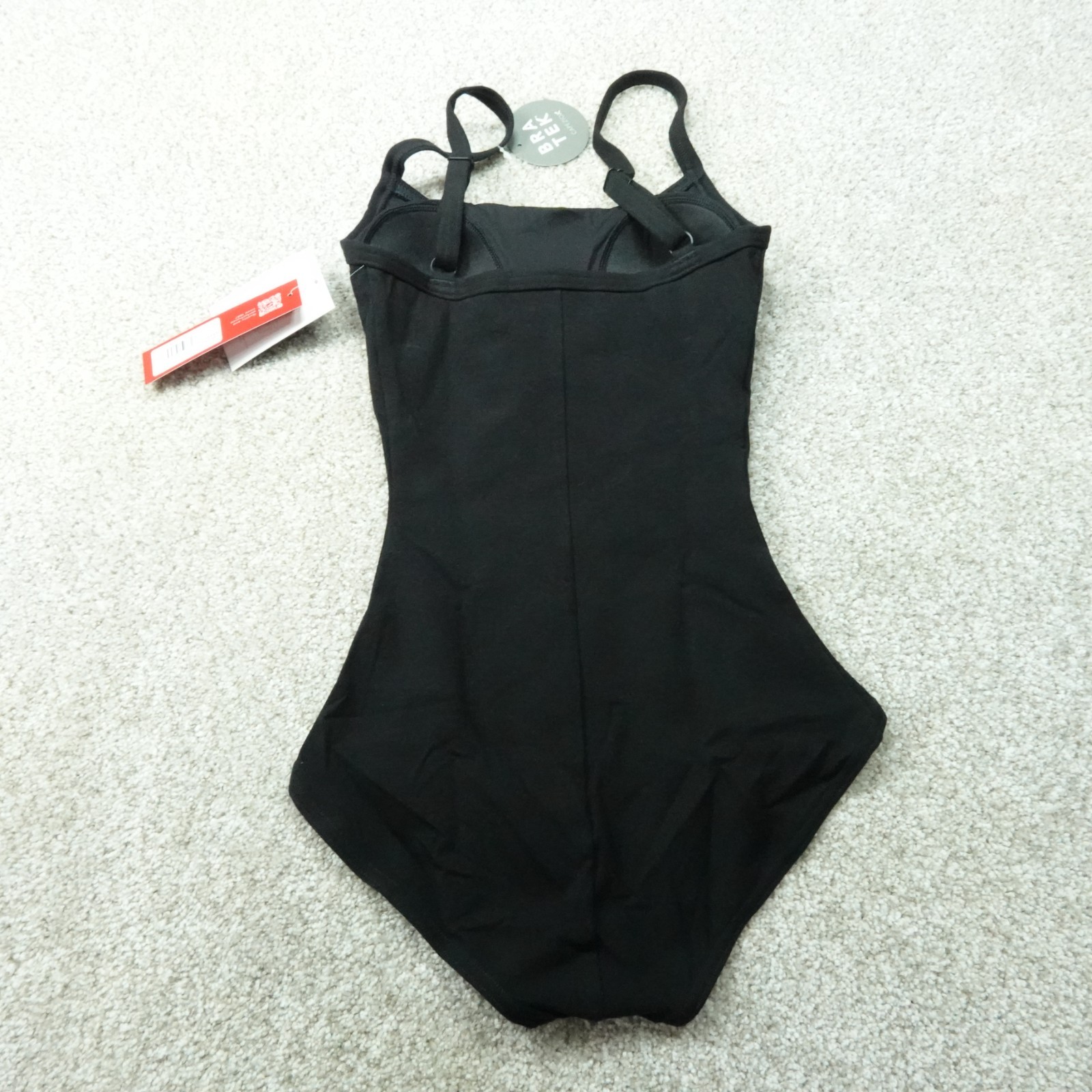 Capezio Leotard Womens Extra Small Black Cami Bra Tek Ballet Dancewear