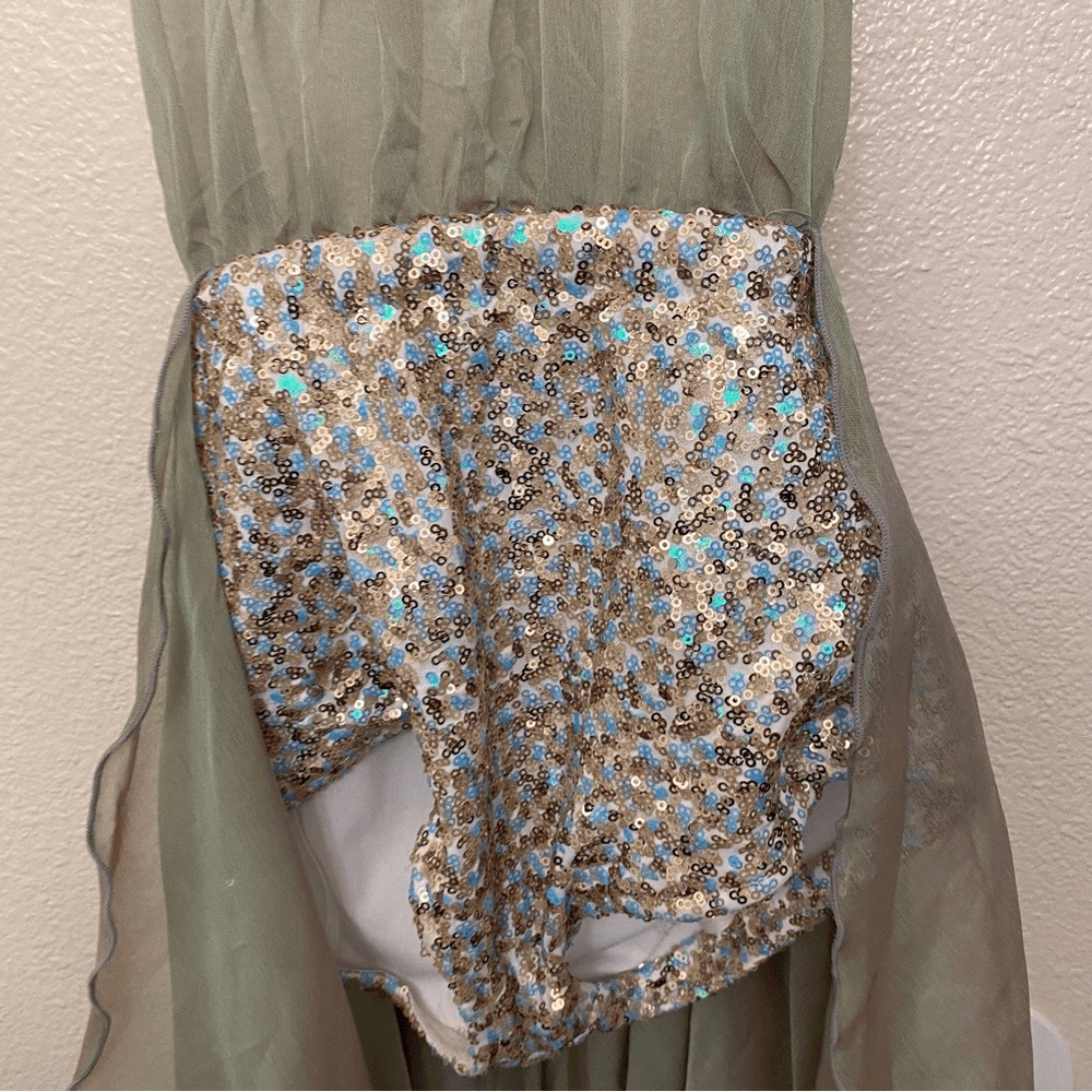 Revolution Tenth House gray silver solo lyrical dance dress Cosmos TH19209 SA