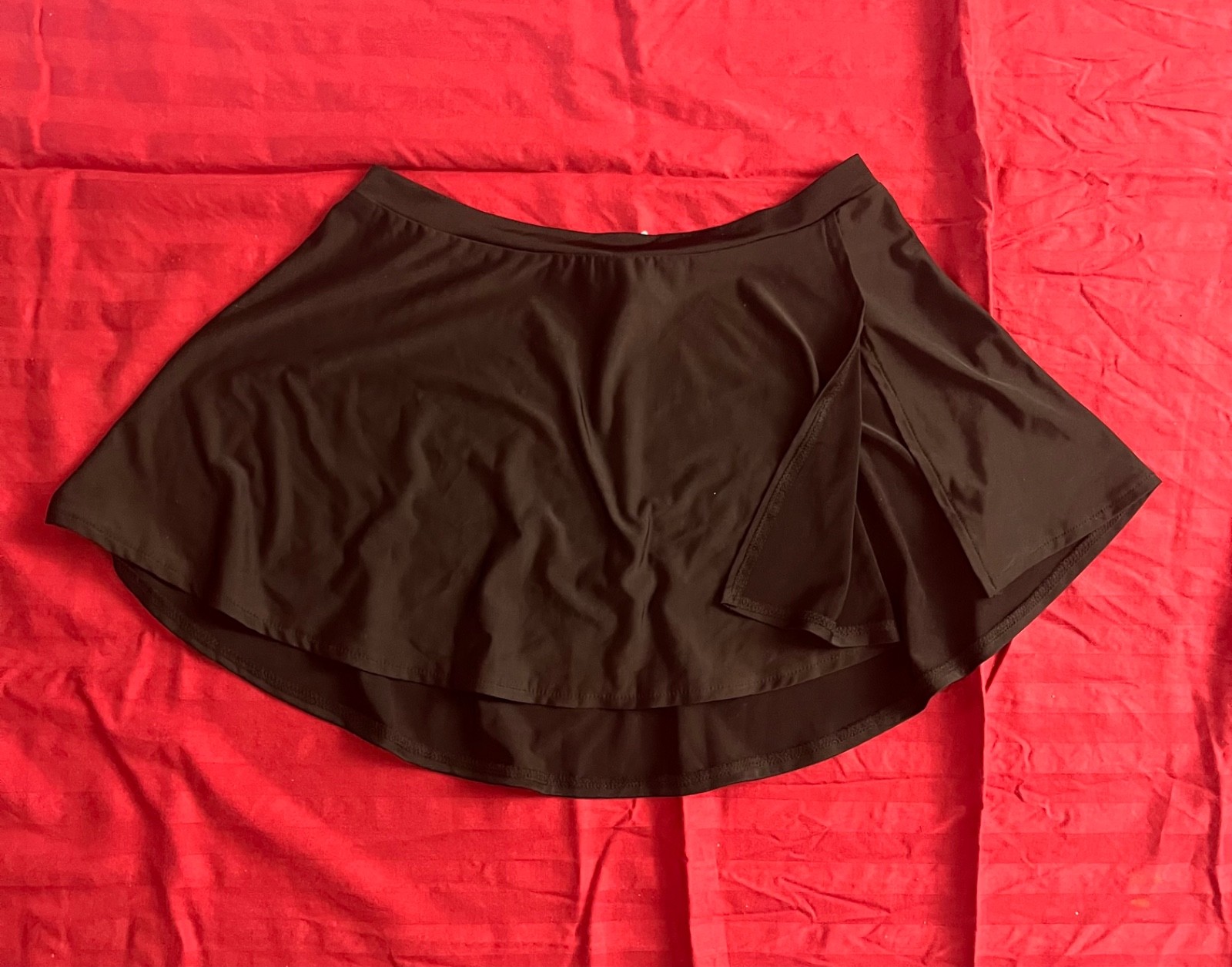 Gaynor Minden Women’s Small Bullet Pointe short black dance skirt with side slit