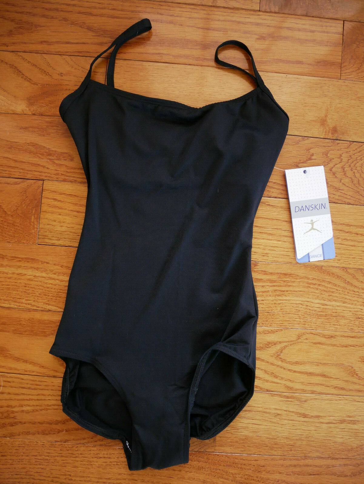 Danskin Women’s Camisole Leotard XS NEW Black