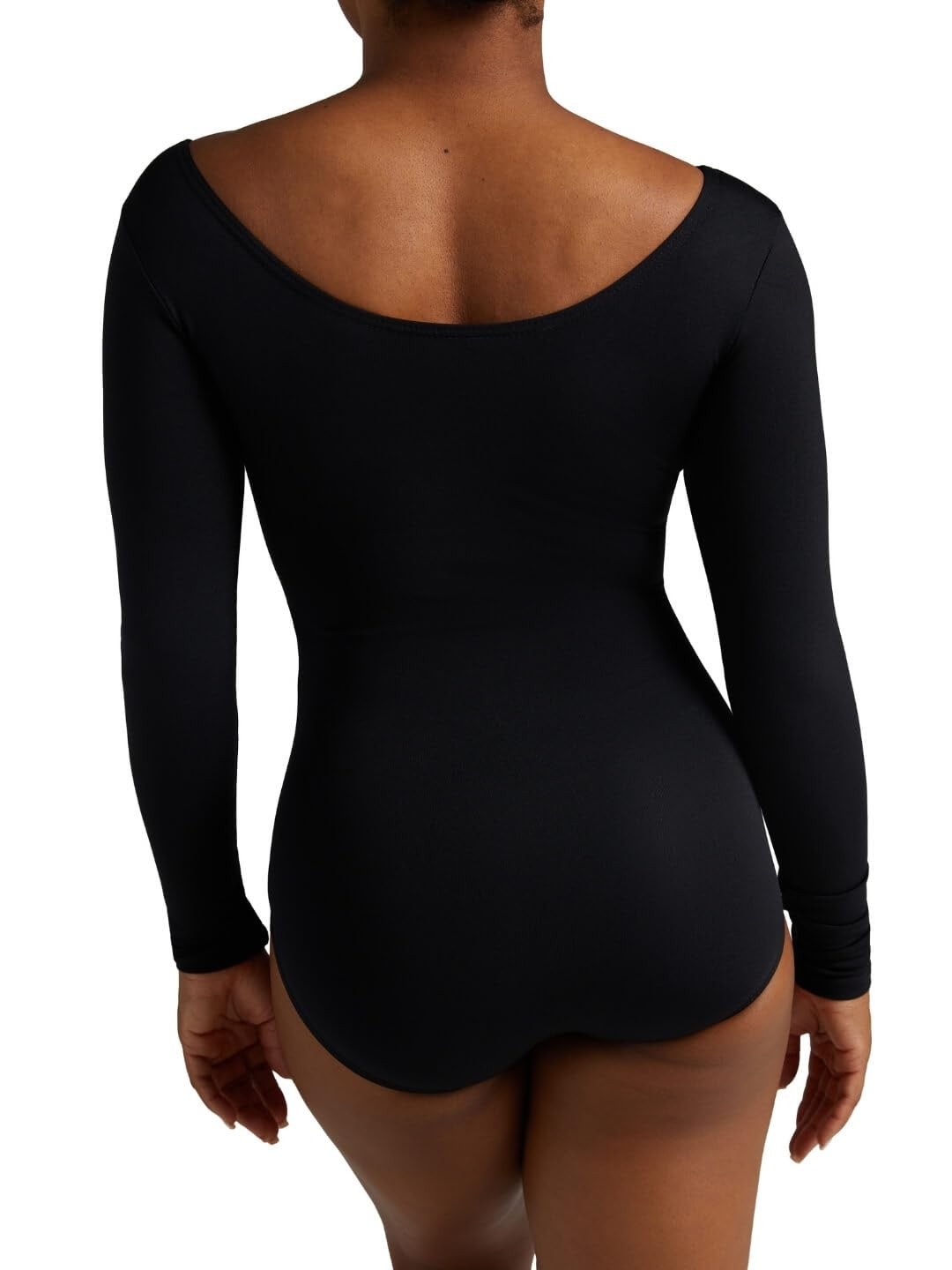 Capezio Womens Long Sleeve Leotard,Black,Large