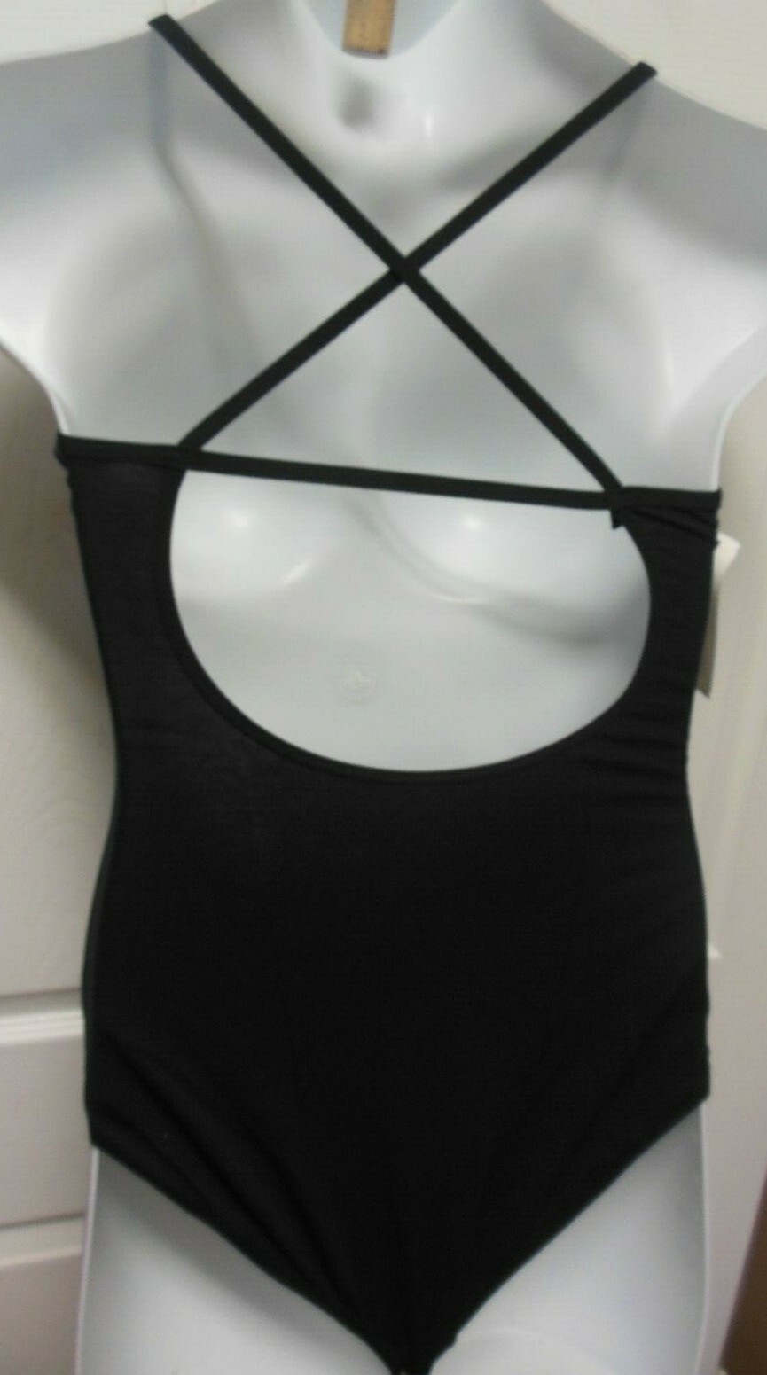 Princess Line Camisole Leotard cotton spandex ladies large crisscross straps