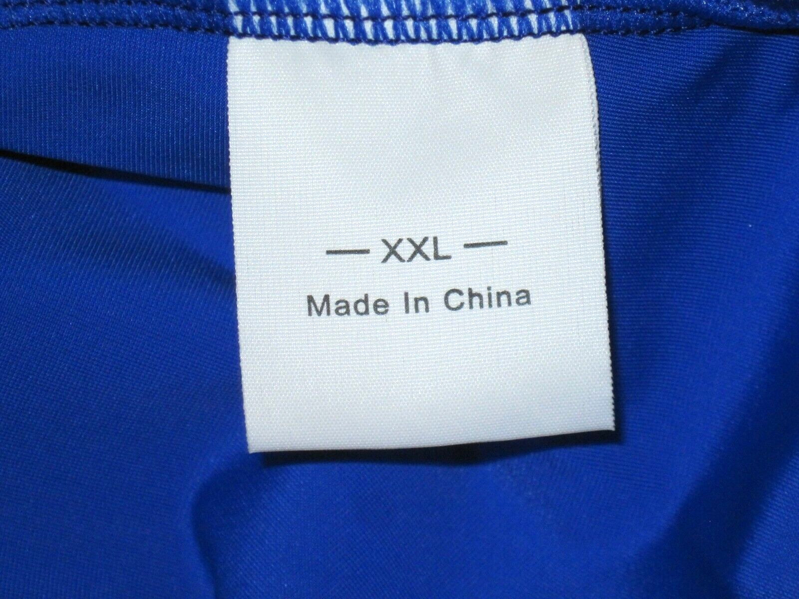 Plus Size Shiny Royal Blue Spandex Sleeveless T-Neck Leotard Size 2XL 16-18 New