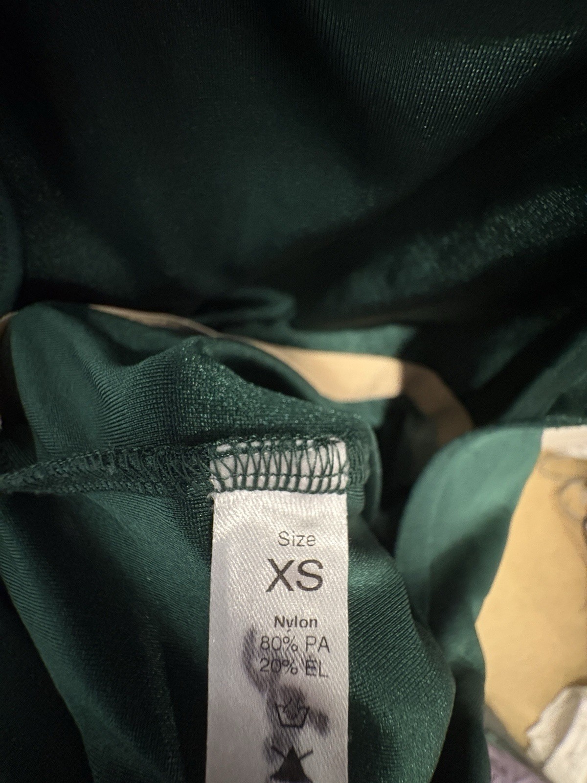 Yumiko Noe XS Nylon Huntress Green Leotard