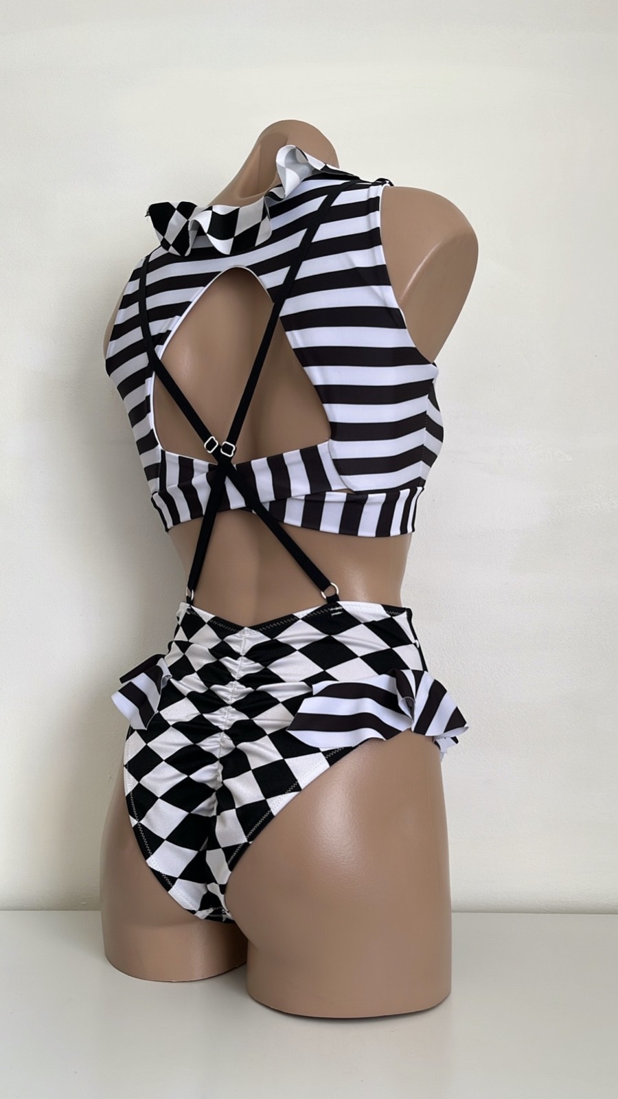 Schminke 🎪 Harlequin pleasure suit circus dance pole-wear spandex festival