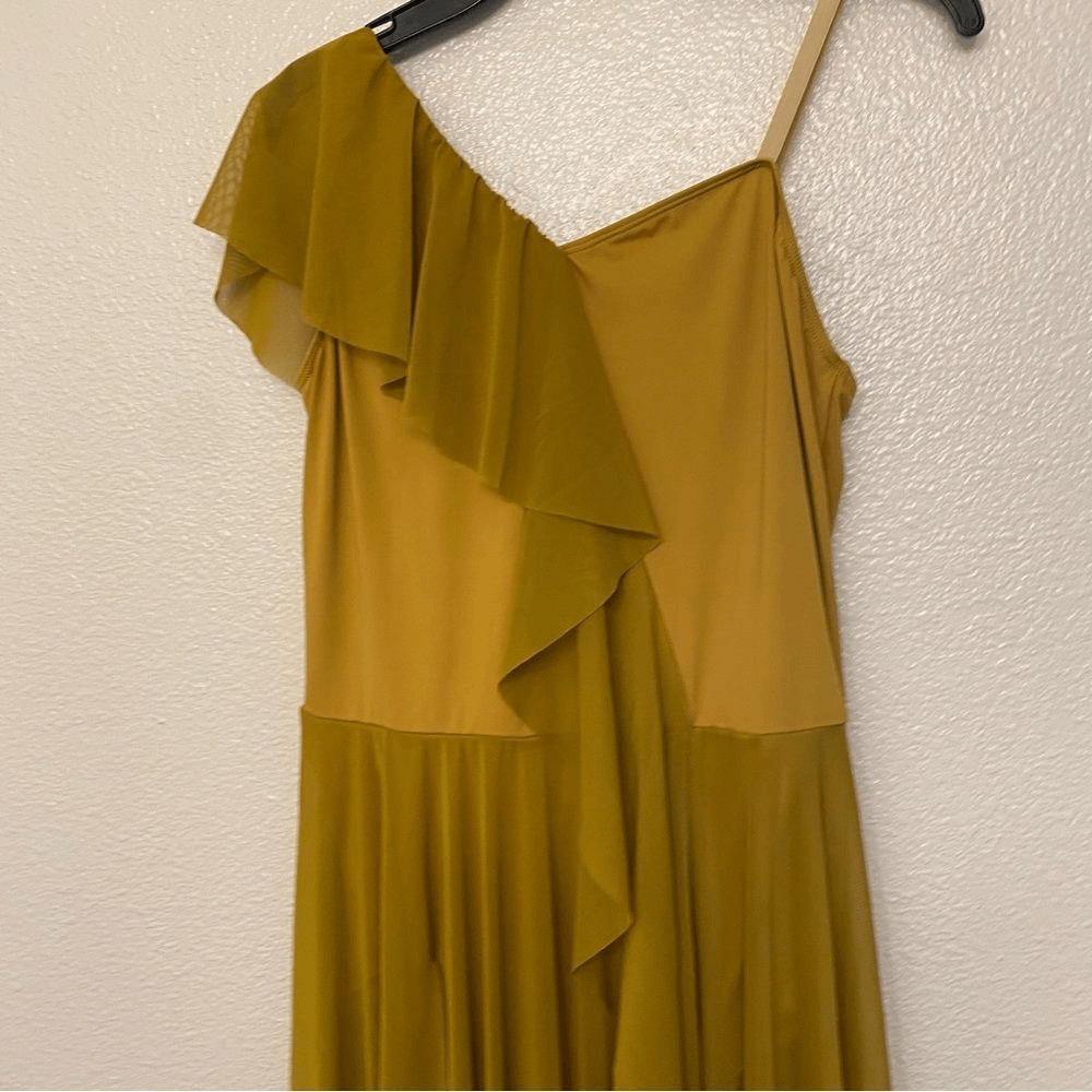 Revolution RC23920 10th House Lyrical Contemporary Dance Costume LA Gold Mustard