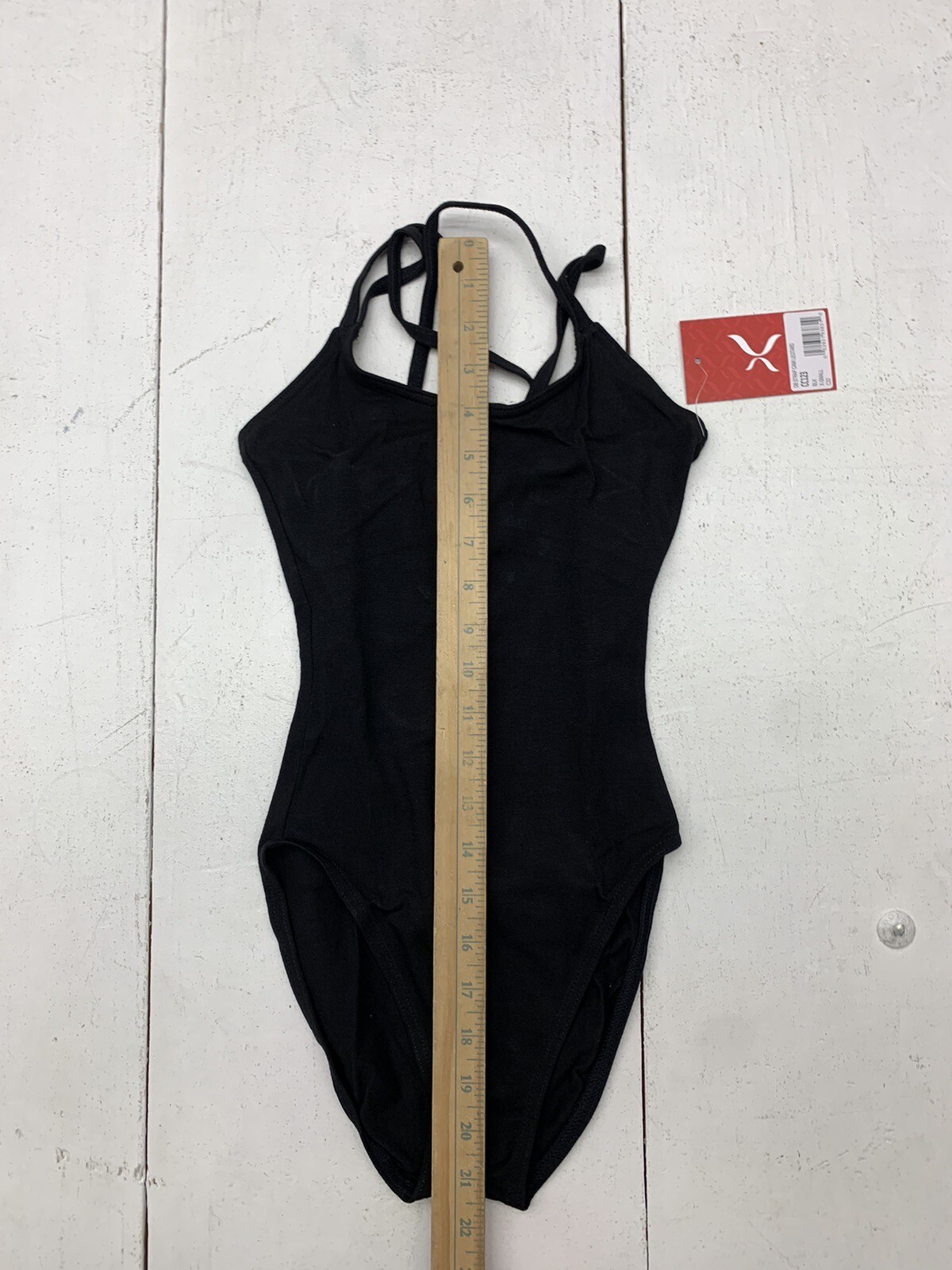 Capezio Womens Black Cami Leotard Size XS