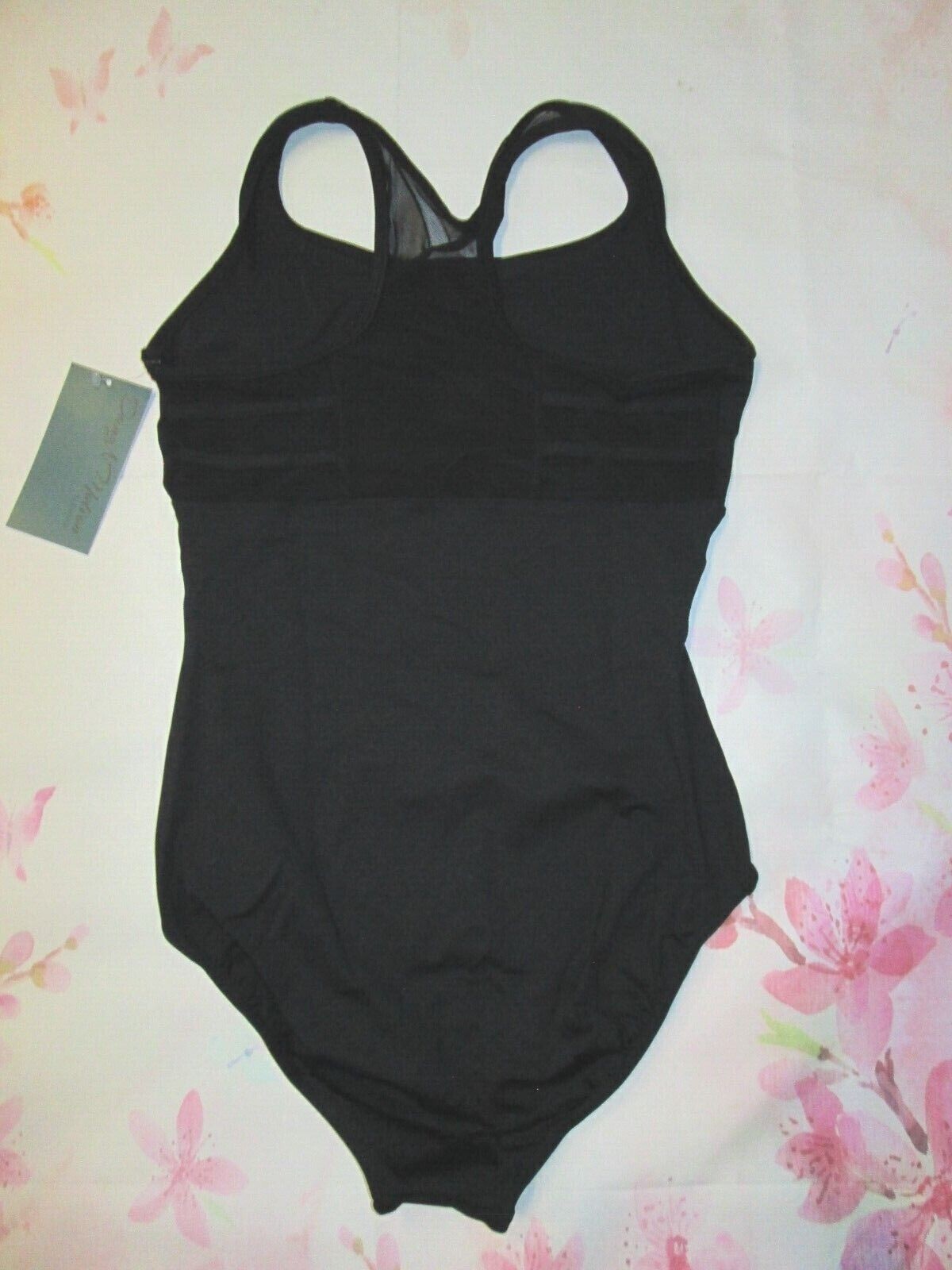 Leotard New Women’s LA Fits MA Dance Ballet Jazz Black Danshuz Racerback Mesh