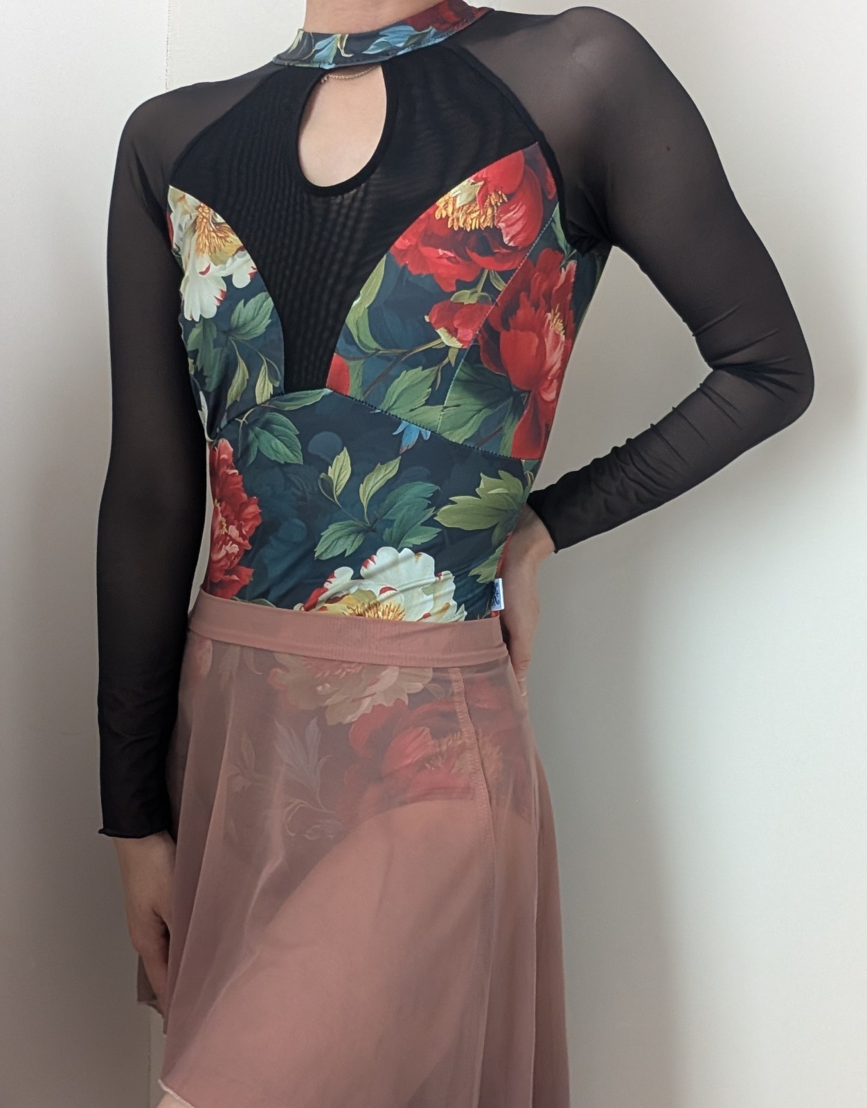 Women’s Floral Ballet Leotard Size SM