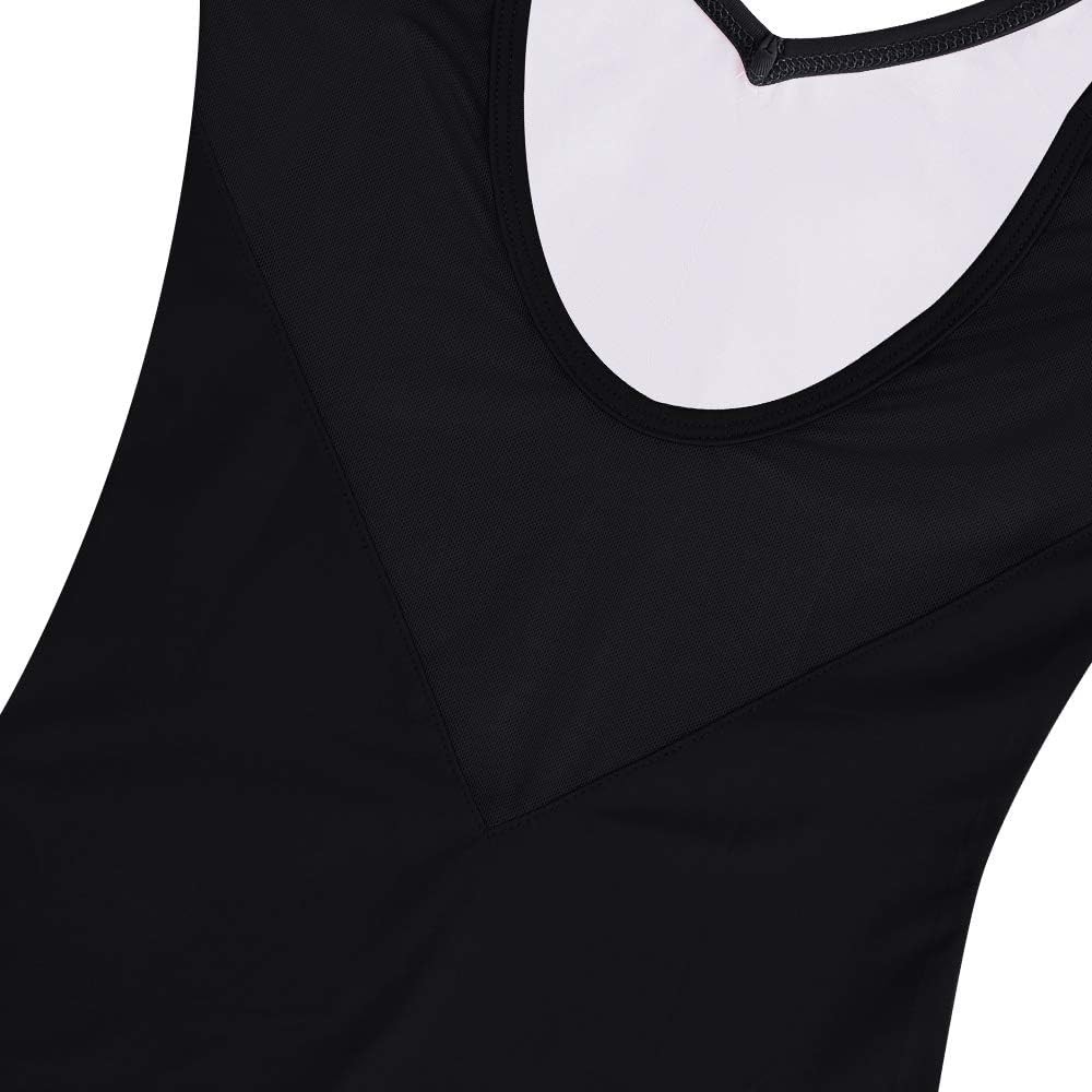 KUKOME Ballet Dance Leotards for Women, Teen, Medium (High:150-155cm), Black