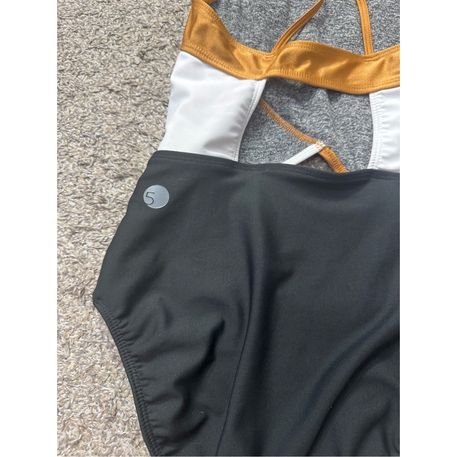 Five Dancewear Women Leotard Black Hold PA Small