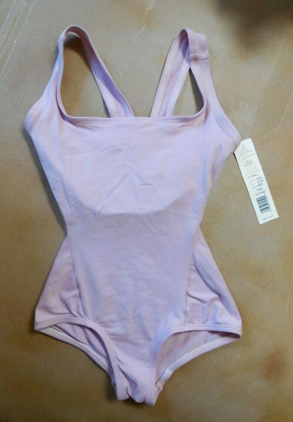 NWT Body Wrappers P600 Tank Leotard Tactel Nylon Extra Small Adult Rose