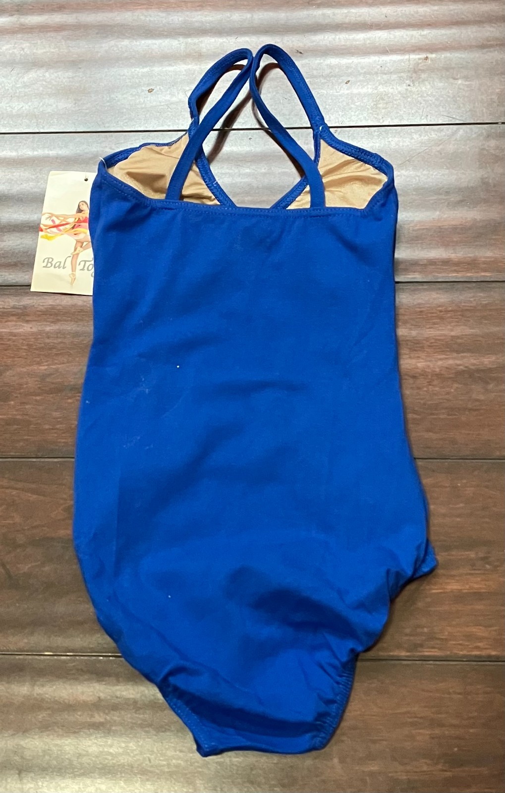 NWT Baltogs Petite Adult Royal Blue Cami w Sweetheart Front Ballet Dance Leotard