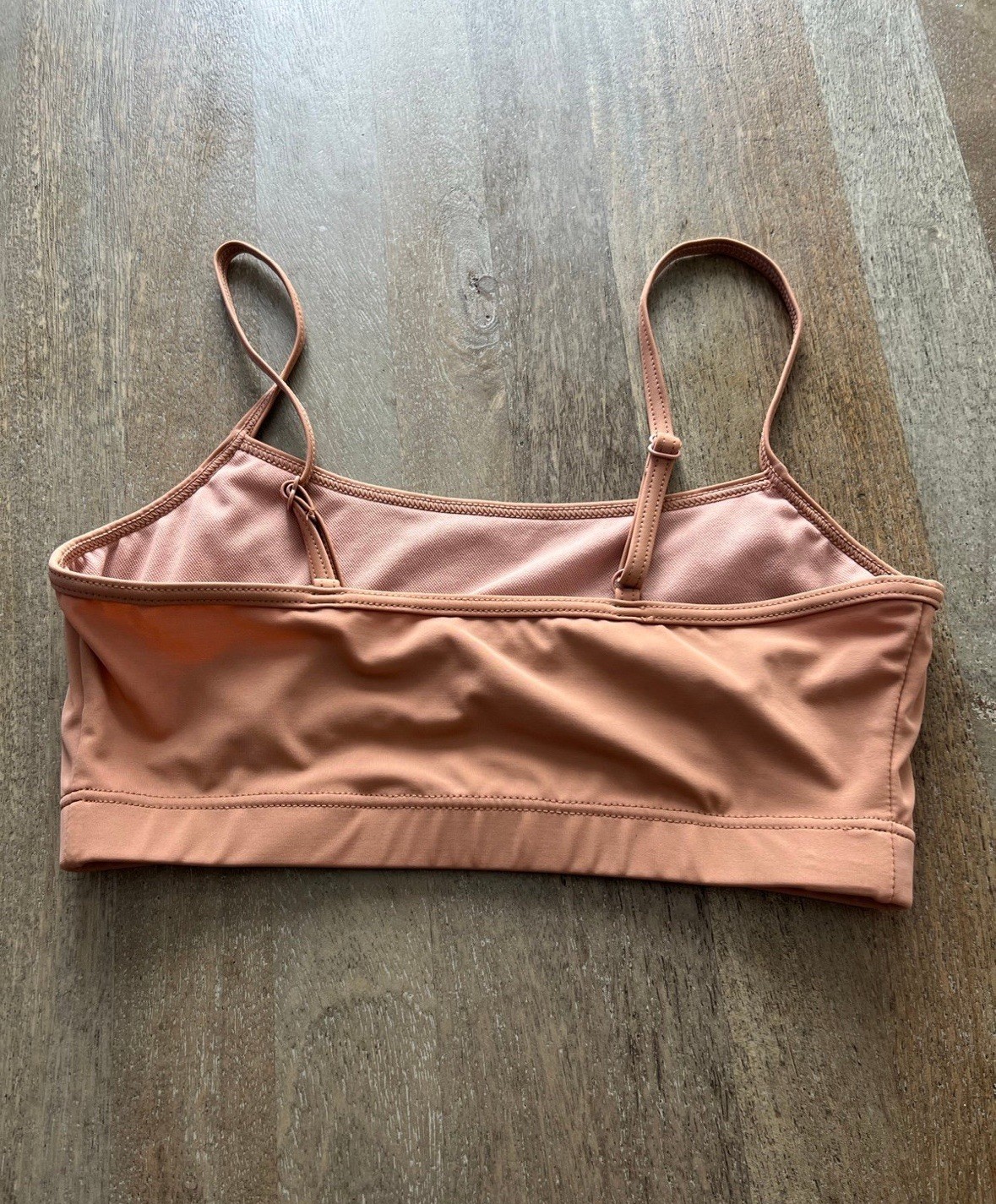Weissman Beige Adult Dancewear Set Sheer Tunic (MA) & Bra Top (SA)
