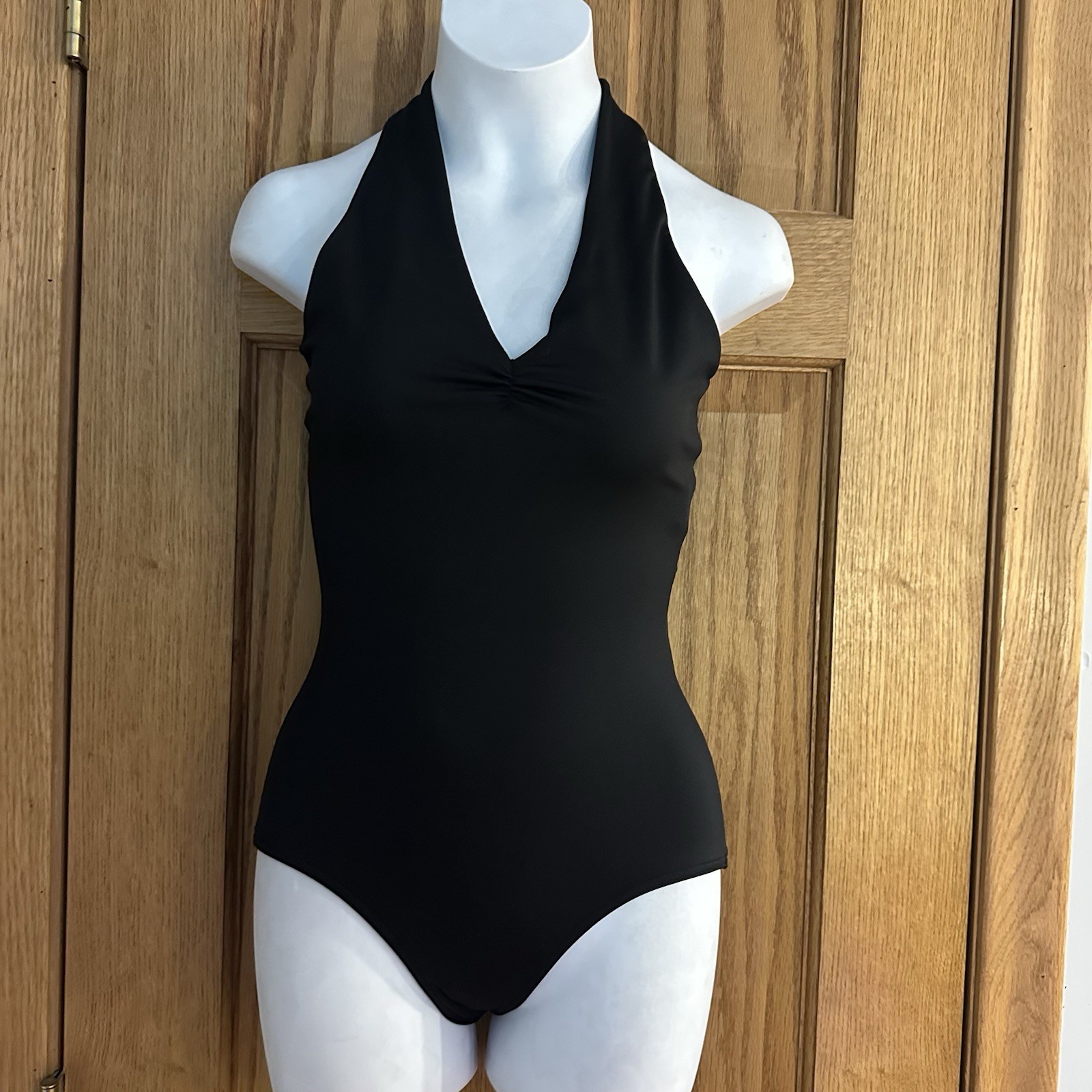 Capezio Wildflower Chamomile Mesh Crossback Black Ballet Dance Leotard AXS