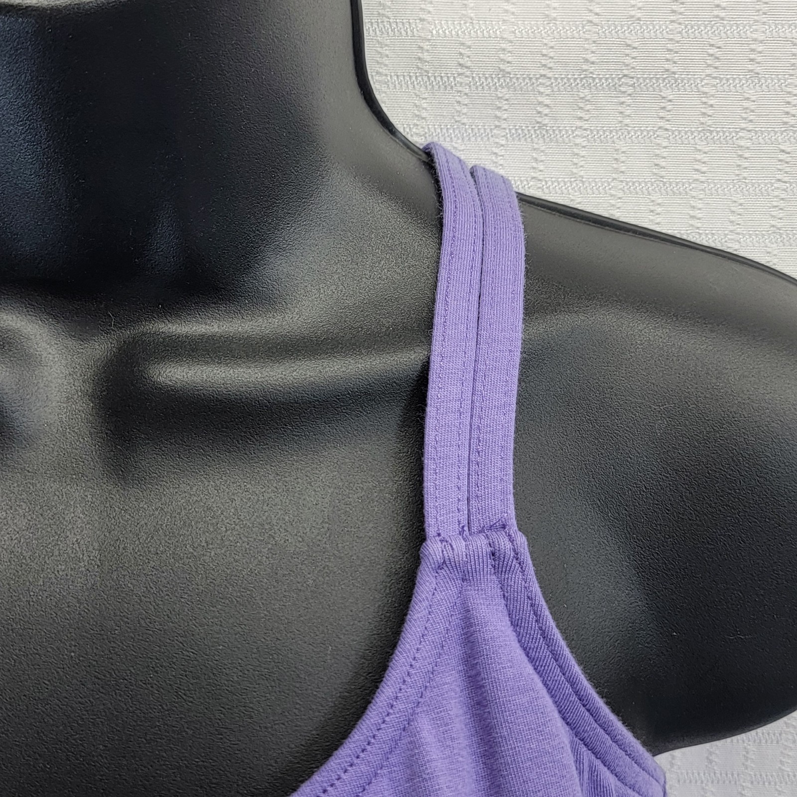 Capezio Purple Strap Cami Leotard Dbl Strap Camisole Leotard Crisscross Sz XLA