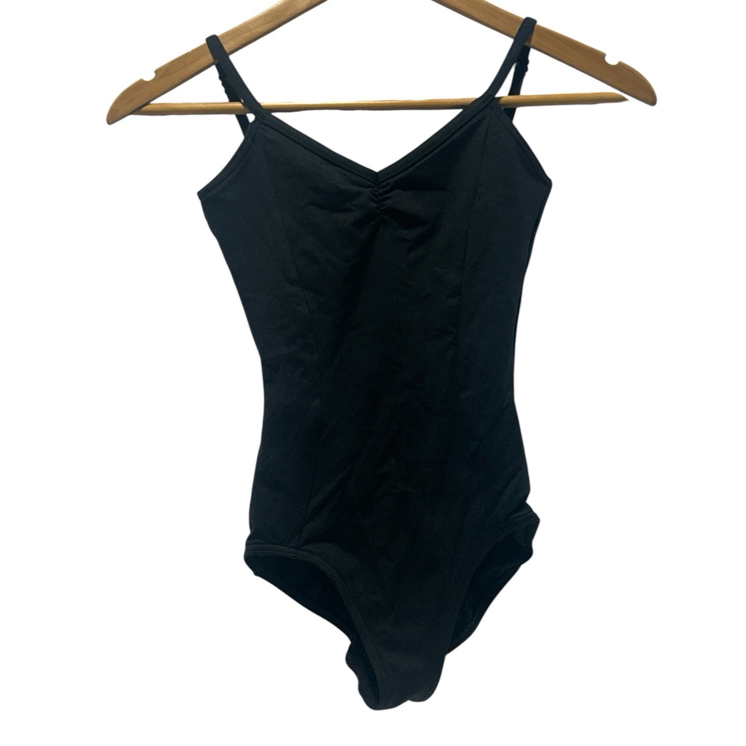 Capezio Black Leotard WOMENS SIZE XS Extra Small Ballet