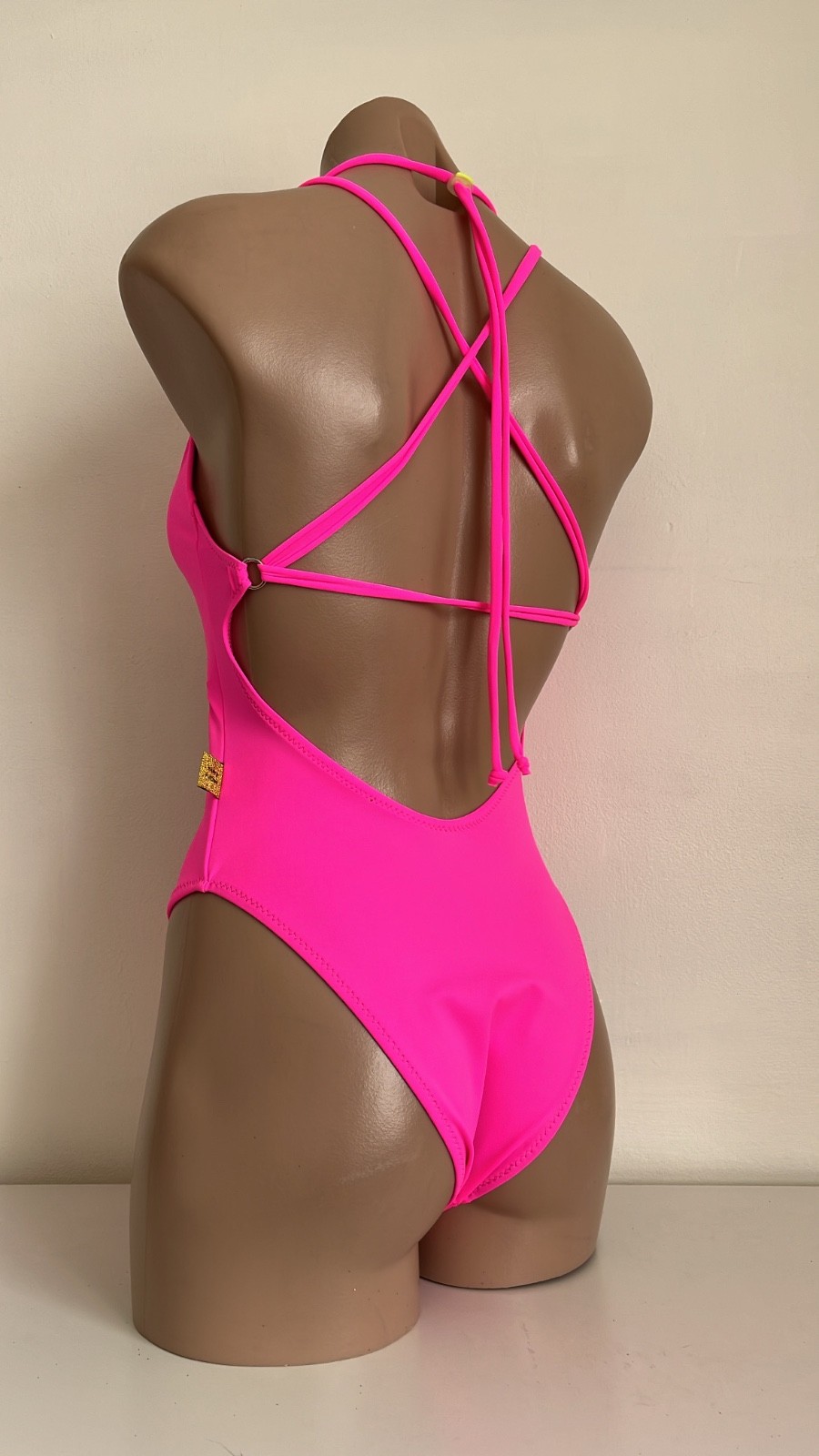 Schminke👙 monokini pole-wear matte Spandex leotard bodysuit pole wear one-piece