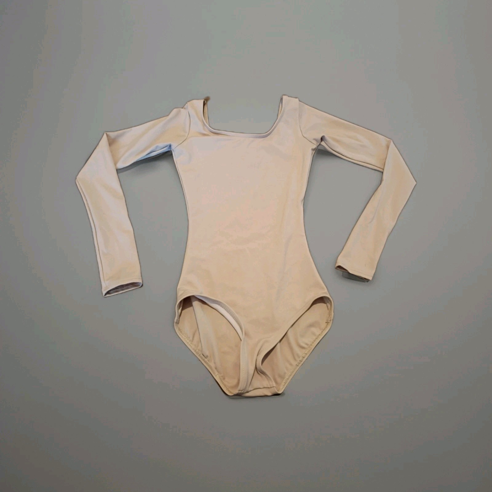 Capezio Women’s XS Leotard/Bodysuit Long Sleeve Nude/Beige