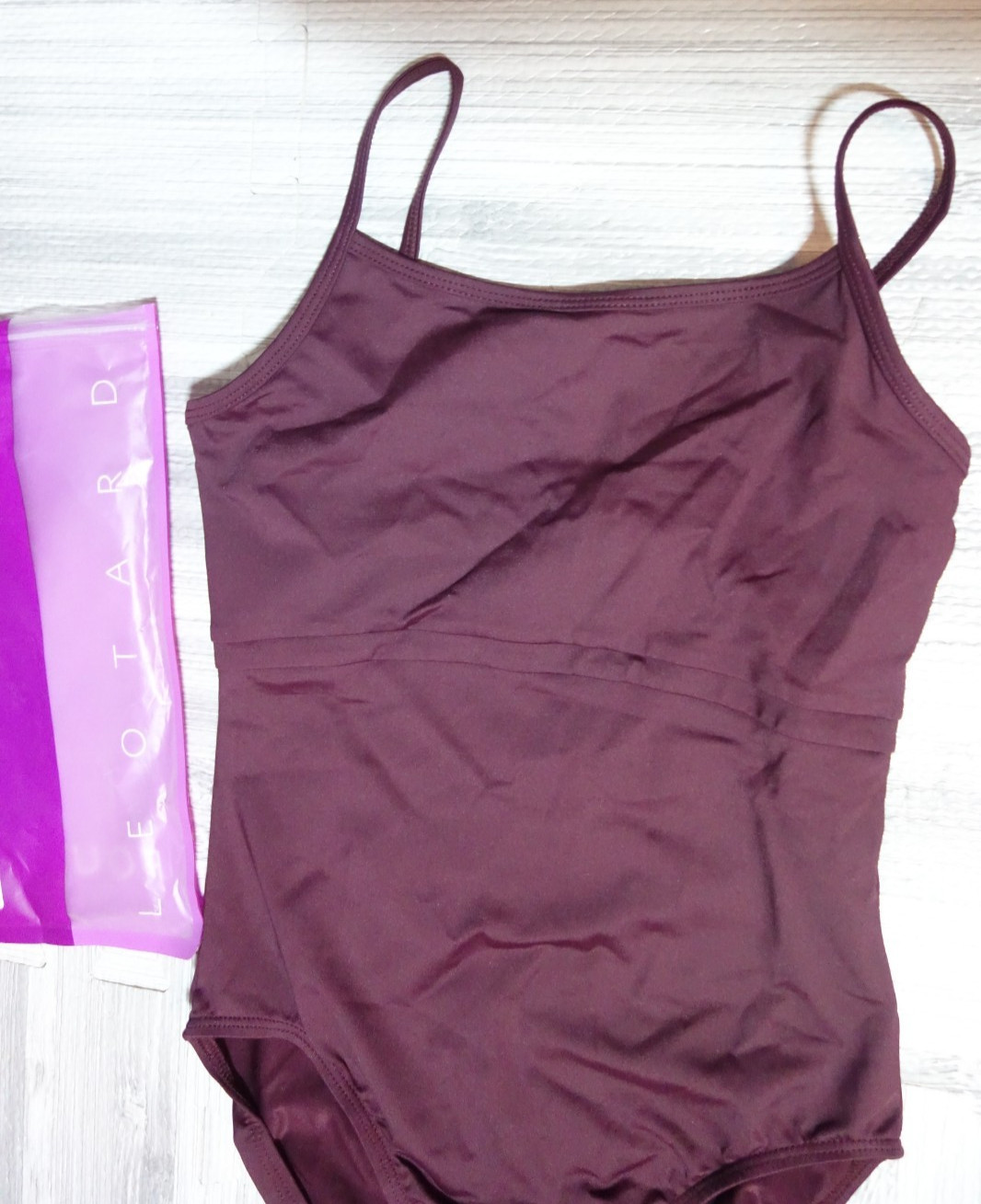 Russian Pointe Leotard Burgundy Foundations 2 Size Youth Large Dance