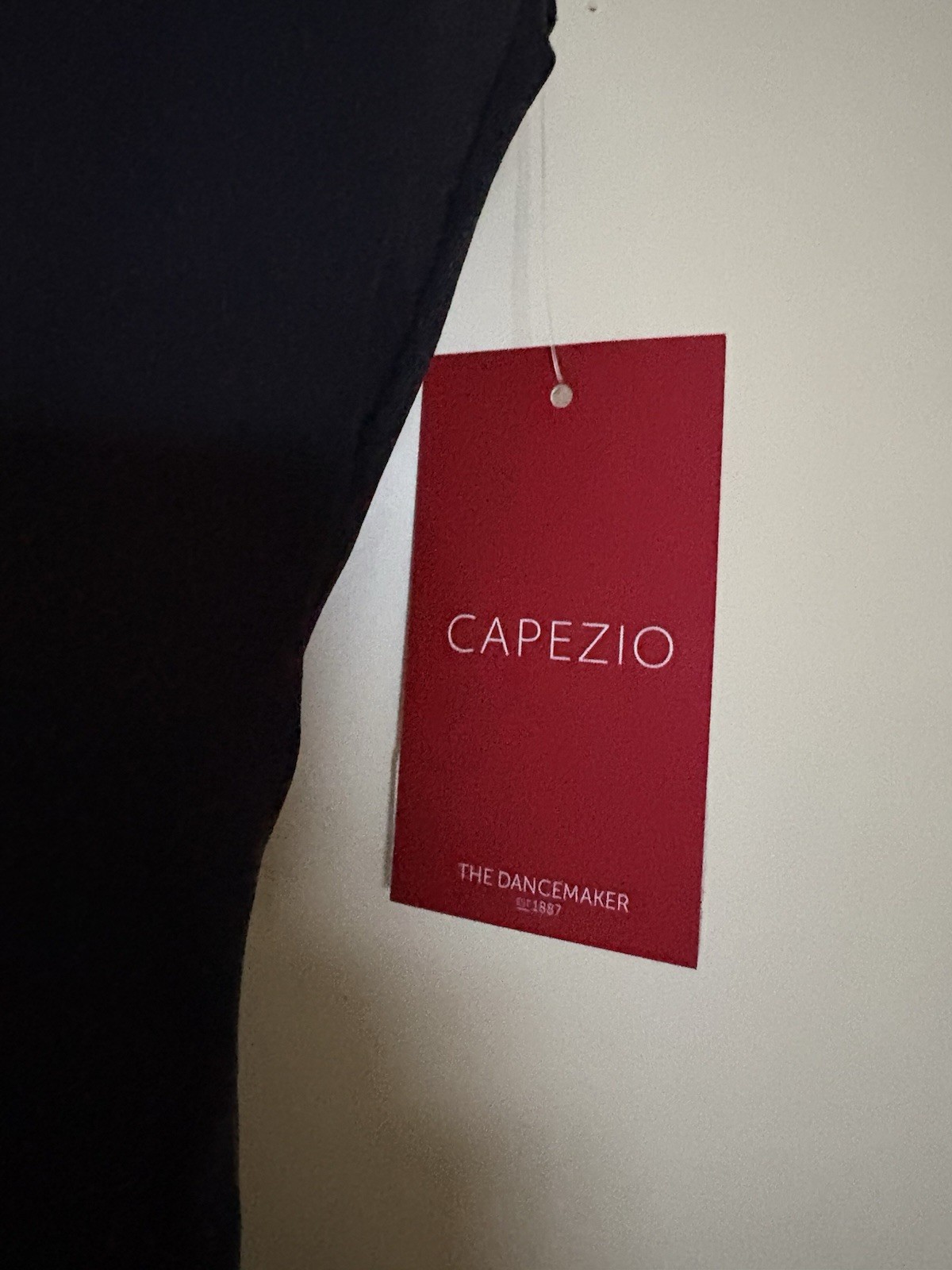 Capezio BLACK Dance Cami Leo Leotard NEW Size Adult Small #TB1420