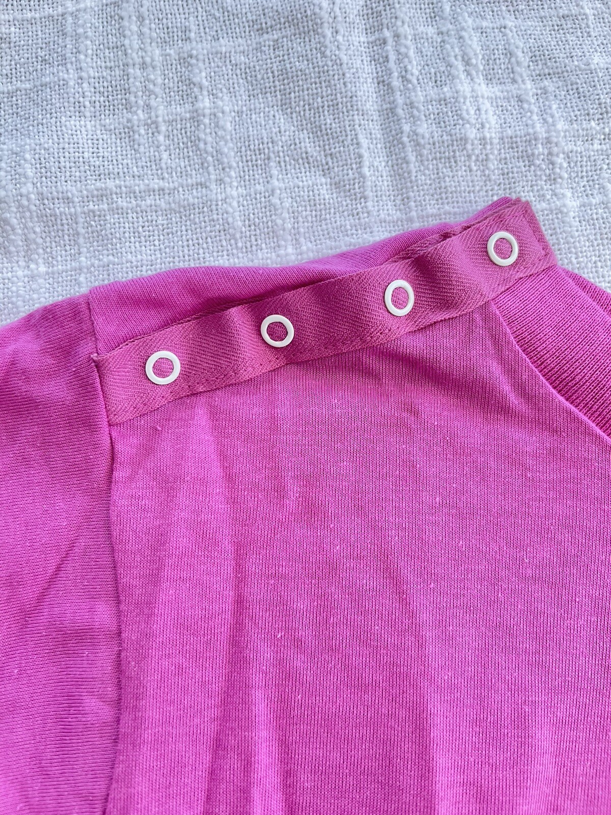 NWT Vintage DANSKIN Blouson Leotard One-Piece Purple Cotton Blend Sz Large USA