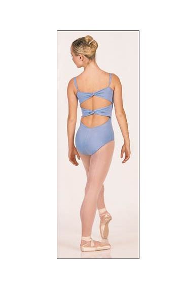LADIES Double TWISTED BACK LEOTARD CYCLAMEN PINK CAMISOLE Gilda Marx