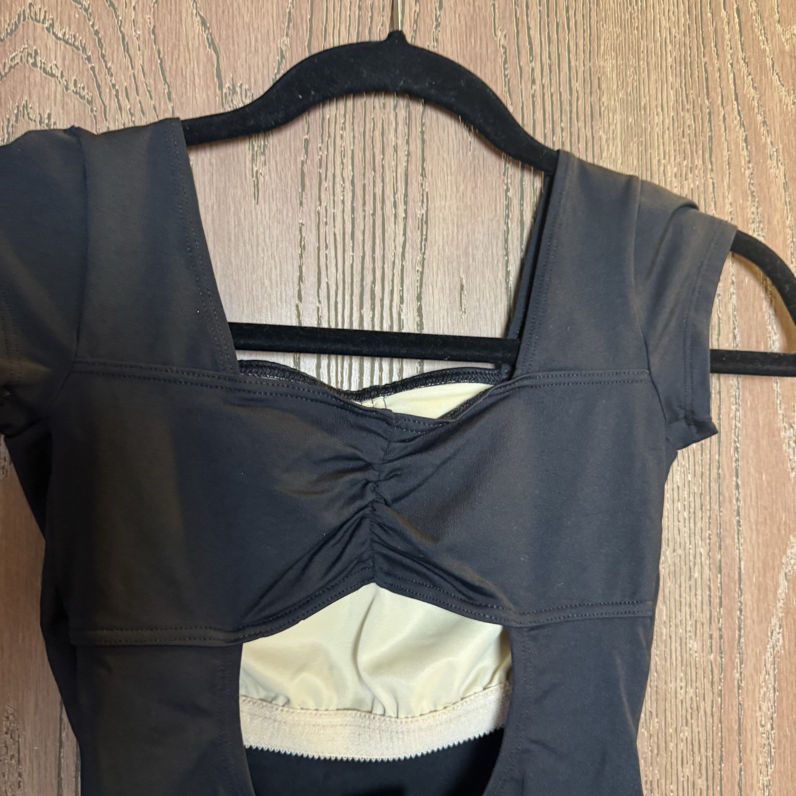 Premier Collection by Body Wrappers Black Cap Sleeve Leotard Women’s M