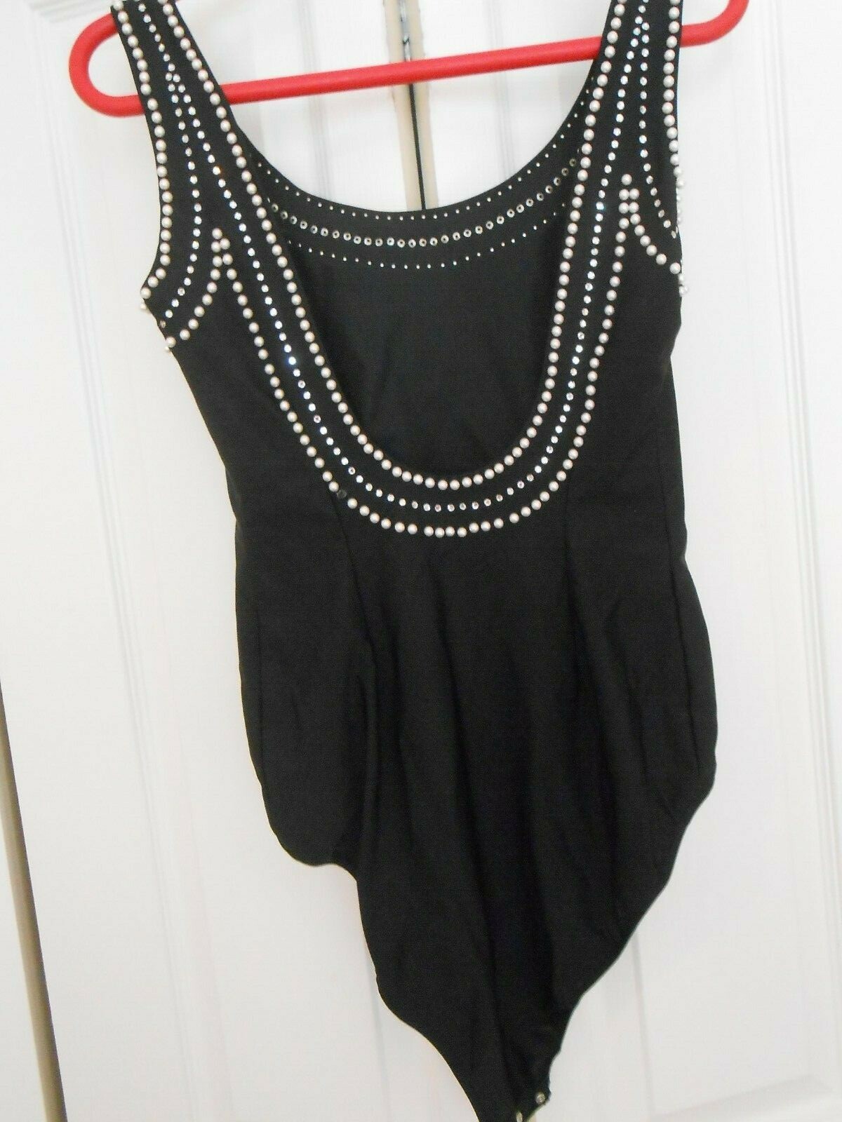 BLACK JEWELED LEOTARD—6