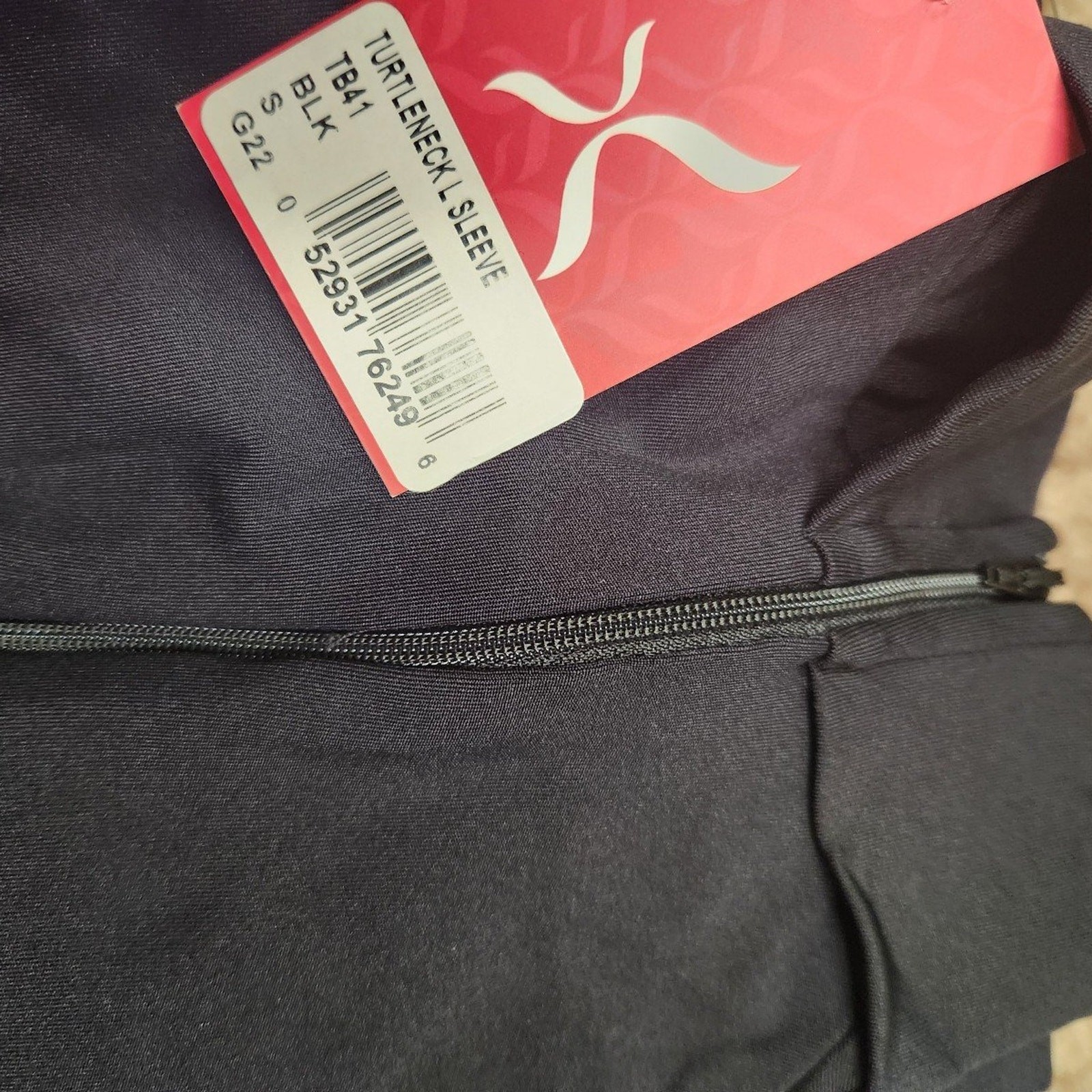Capezio Turtleneck Long sleeve black Leotard sz small NWT MSRP $39