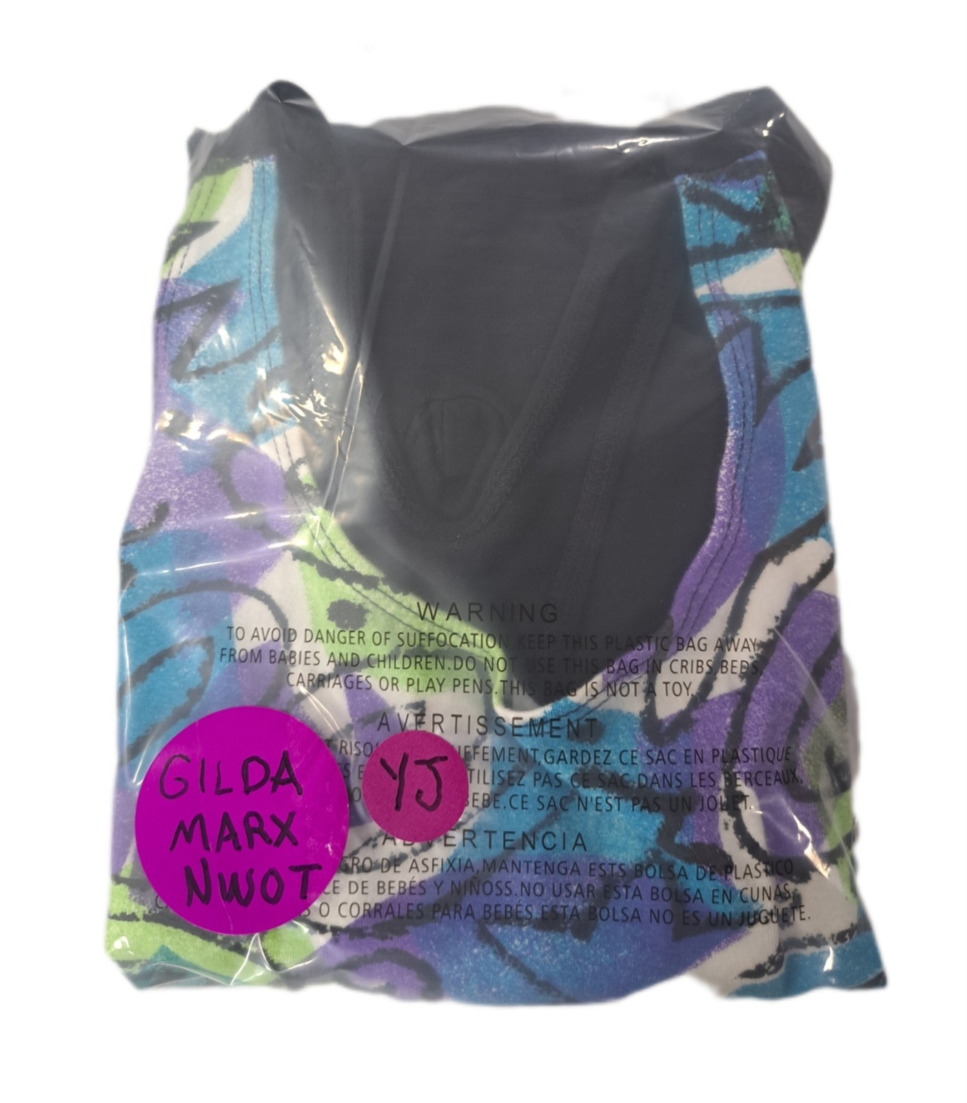 VTG Gilda Marx 80s Racerback Cotton Unitard Biketard Singlet Size XS/S (Y/J)