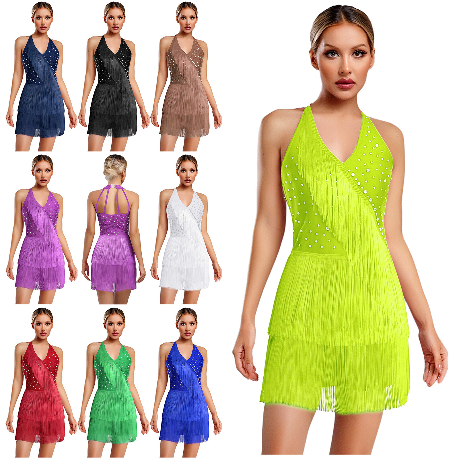 Women Leotard Carnival Dancewear Lyrical Jumpsuit Stage Performance Bodysuit