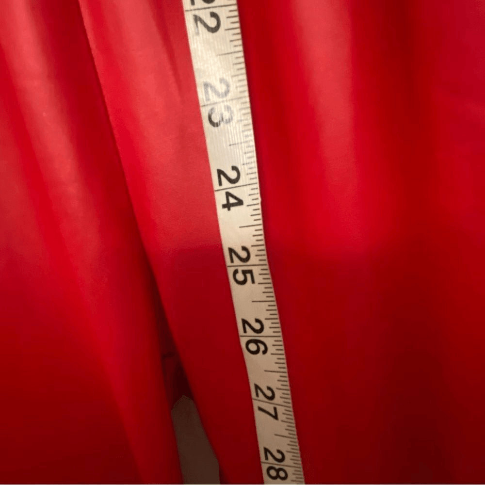 WEISSMAN Elite Dance Costume unitard mature faux leather red Debut 15882 SA