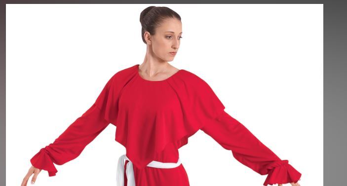 Draped collar Praise Leotard Eurotard #13676 ladies sizes cotton spandex leotard
