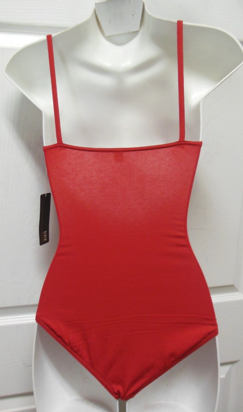 Bloch Princess Seamed Camisole Leotard Red Large adult Ladies L3227