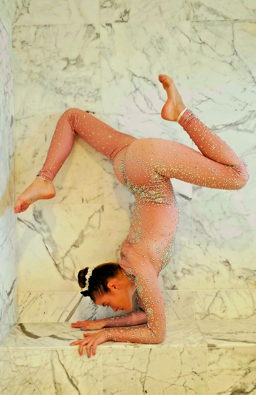 Aerial Silk/Lyra Leotard S/M Costume Performance Dance Aerialist Unitard Catsuit
