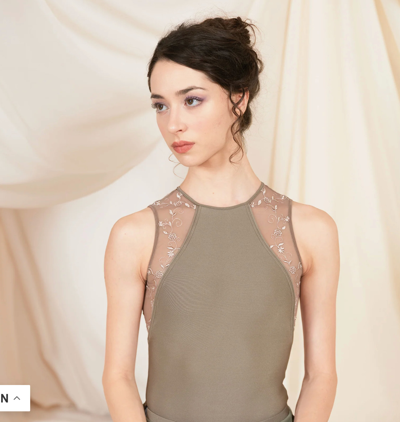 🌿 DellaLo‘ Milano Nefti Planet Elegant Ballet Leotard – Dancewear – Small NWT