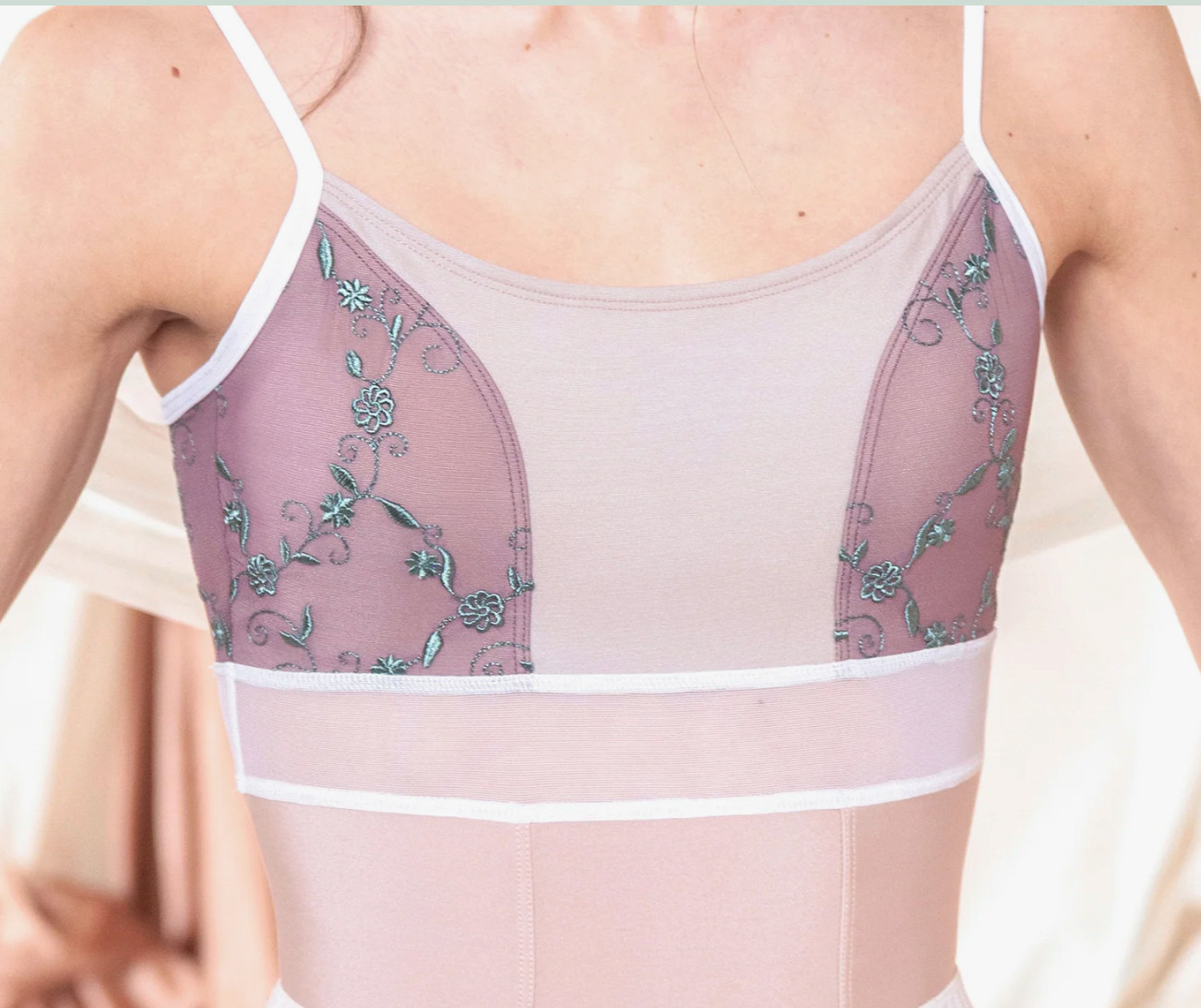 DellaLo Milano Leotard – Brigid Rose – Small – NWT